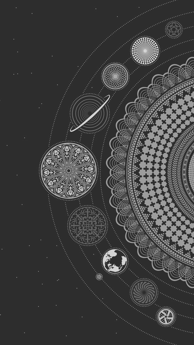 Iphone Mandala Backgrounds - HD Wallpaper 