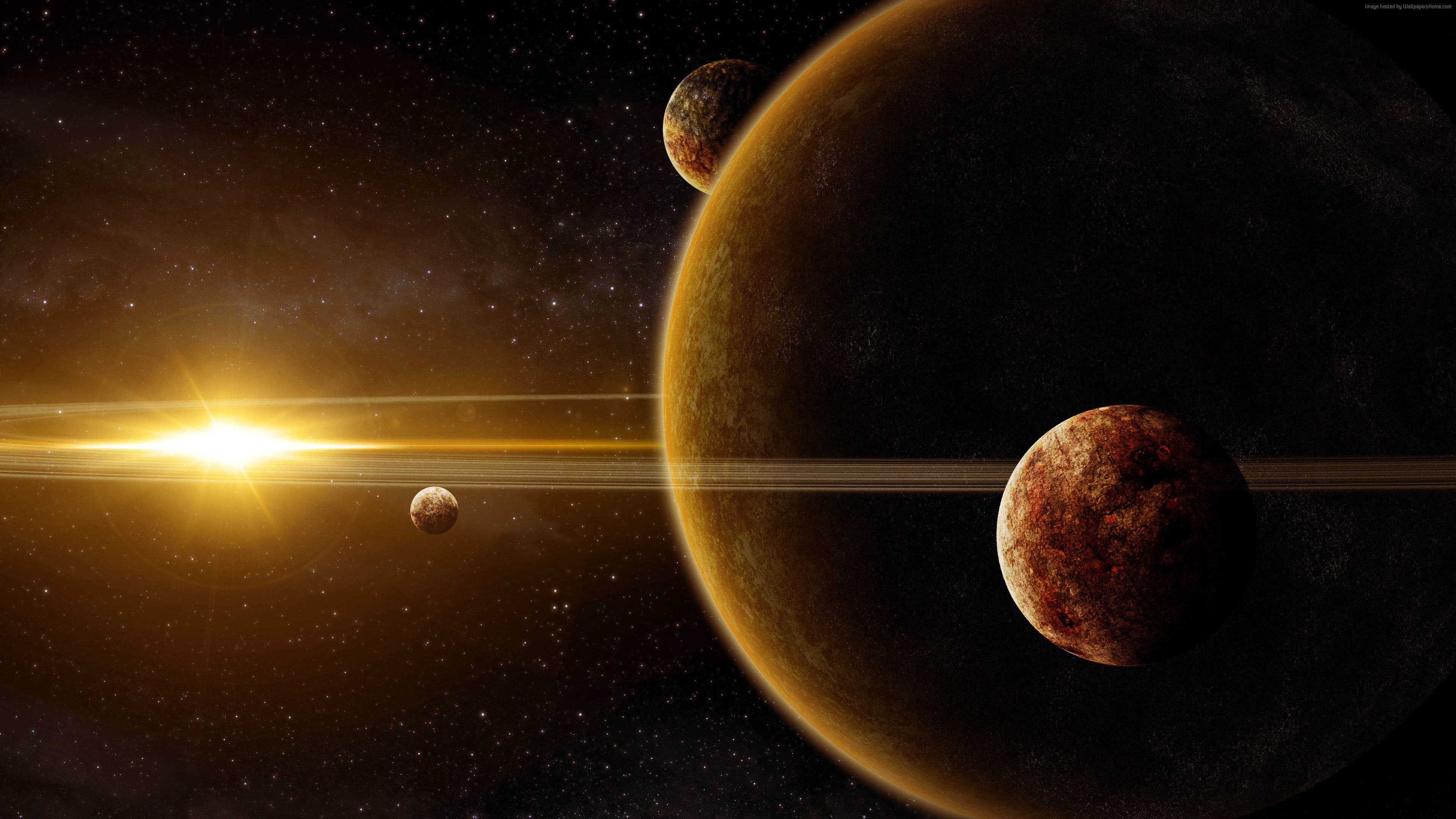Wallpaper Solar System, 4k, Space - Beautiful Images Of Solar System - HD Wallpaper 