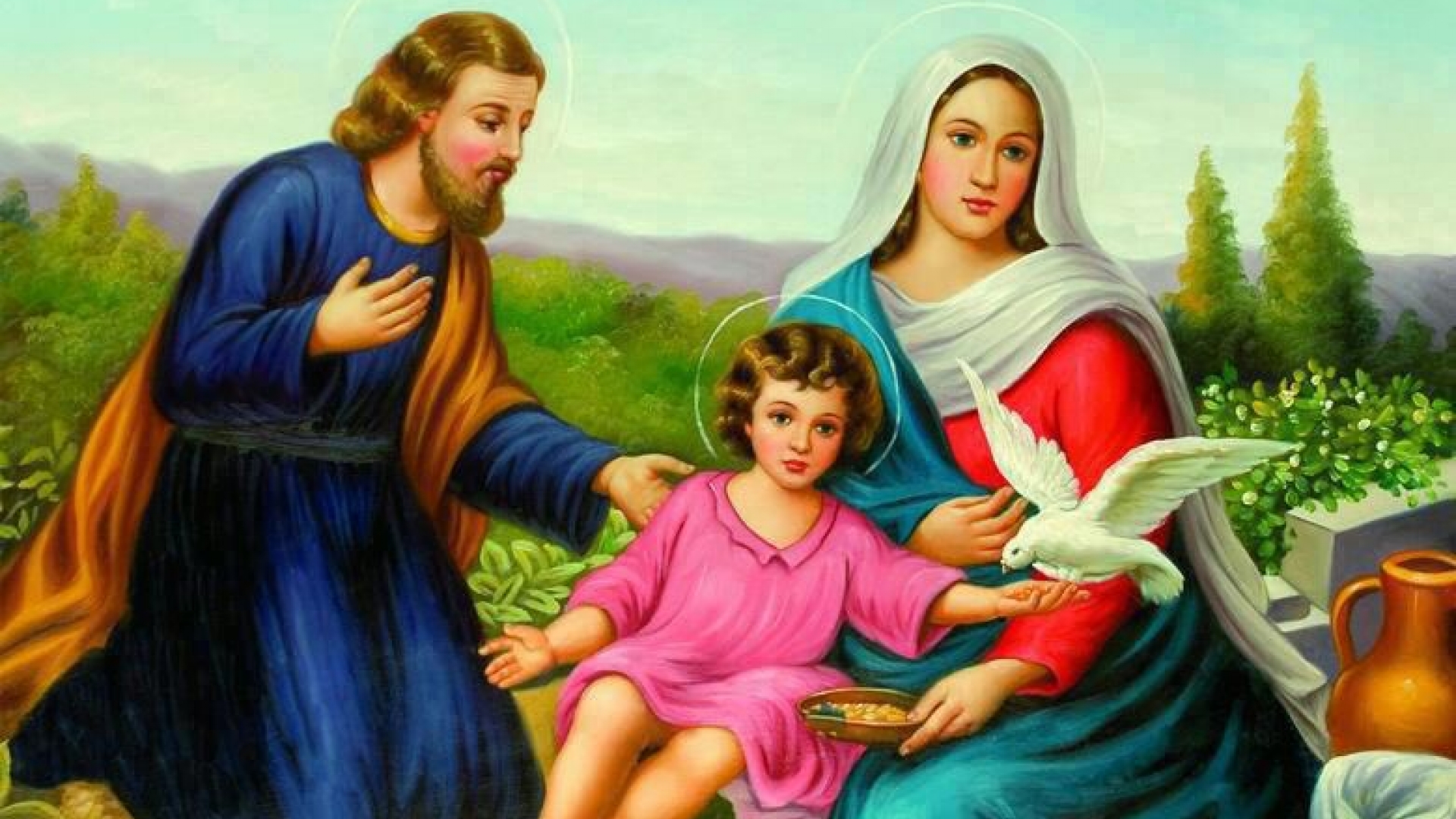 Holy Family Pictures High Resolution - High Resolution Holy Family - HD Wallpaper 
