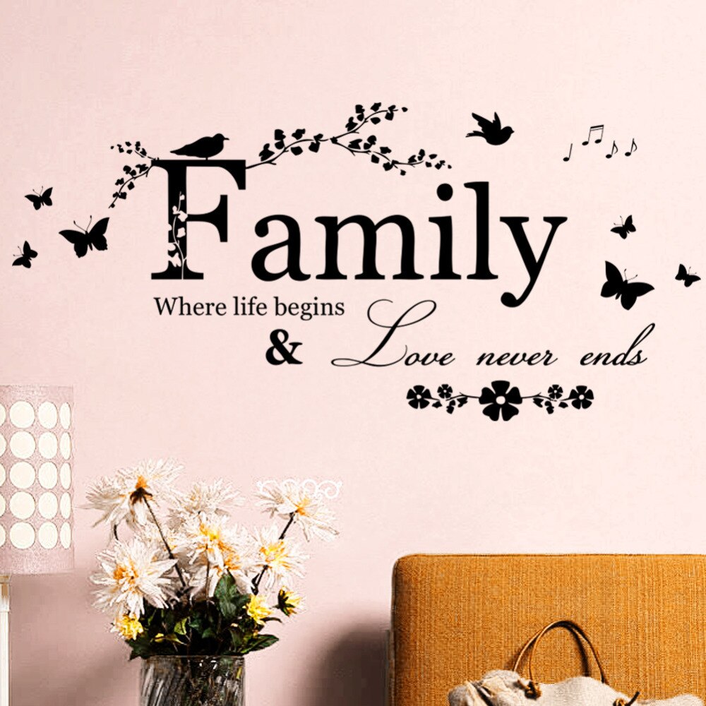 Family Wall Quotes Reviews Online Shopping Family Wall - Family Love Flowers - HD Wallpaper 