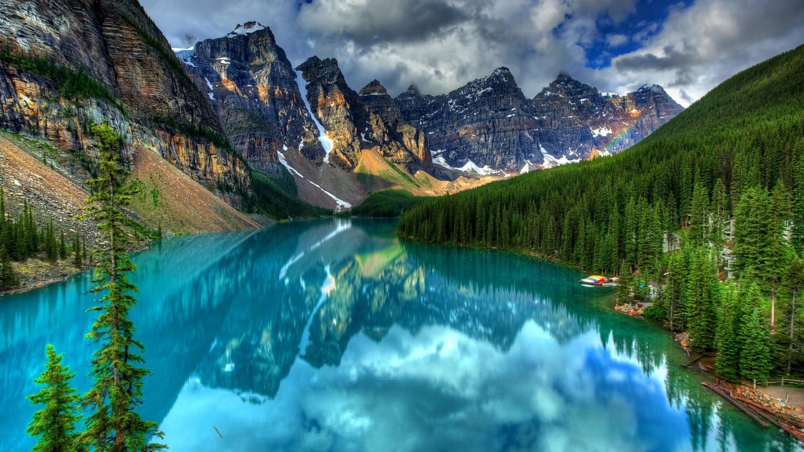 Moraine Lake - HD Wallpaper 