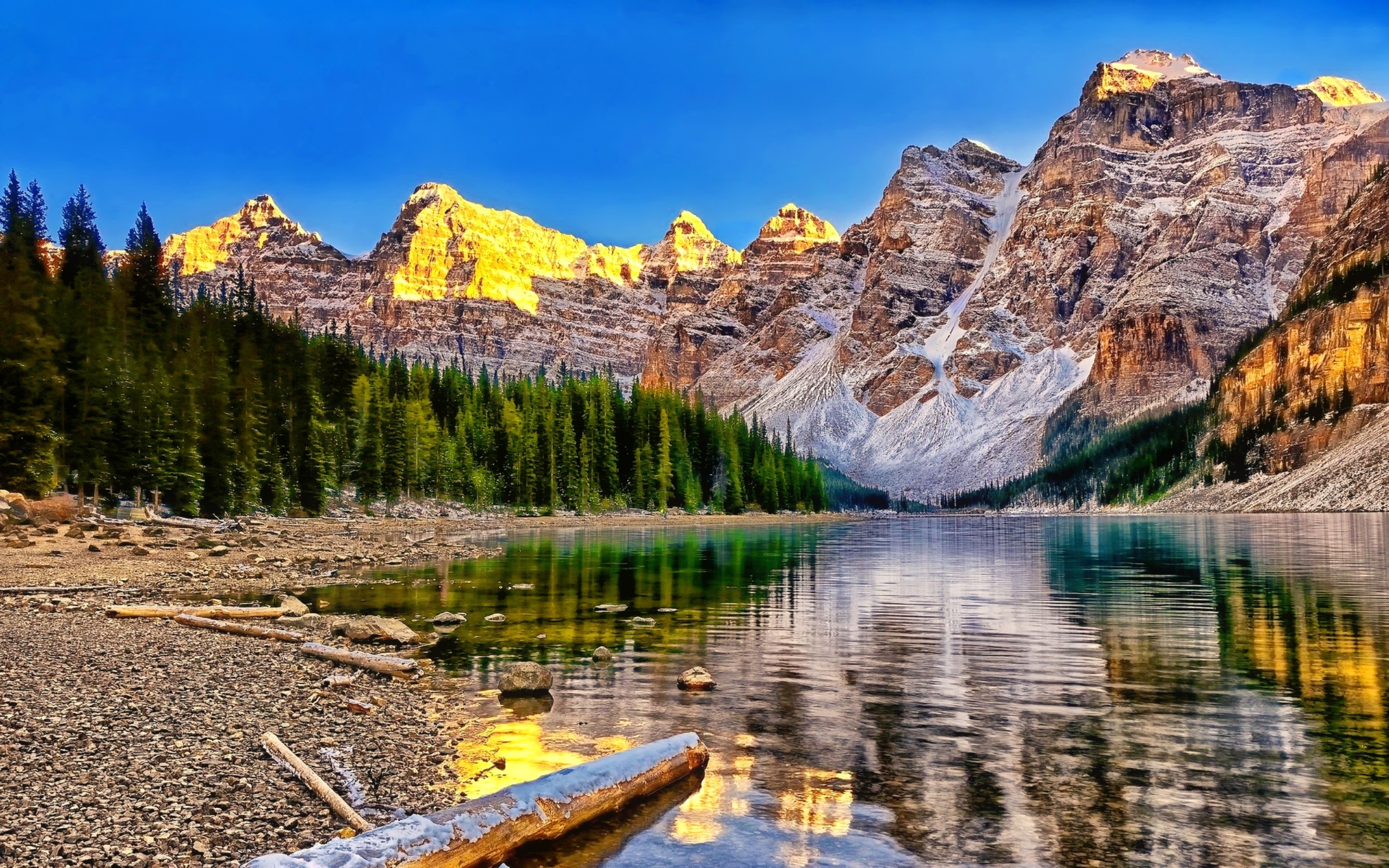 Morning By The Lake - Canada Sites Beautiful - HD Wallpaper 