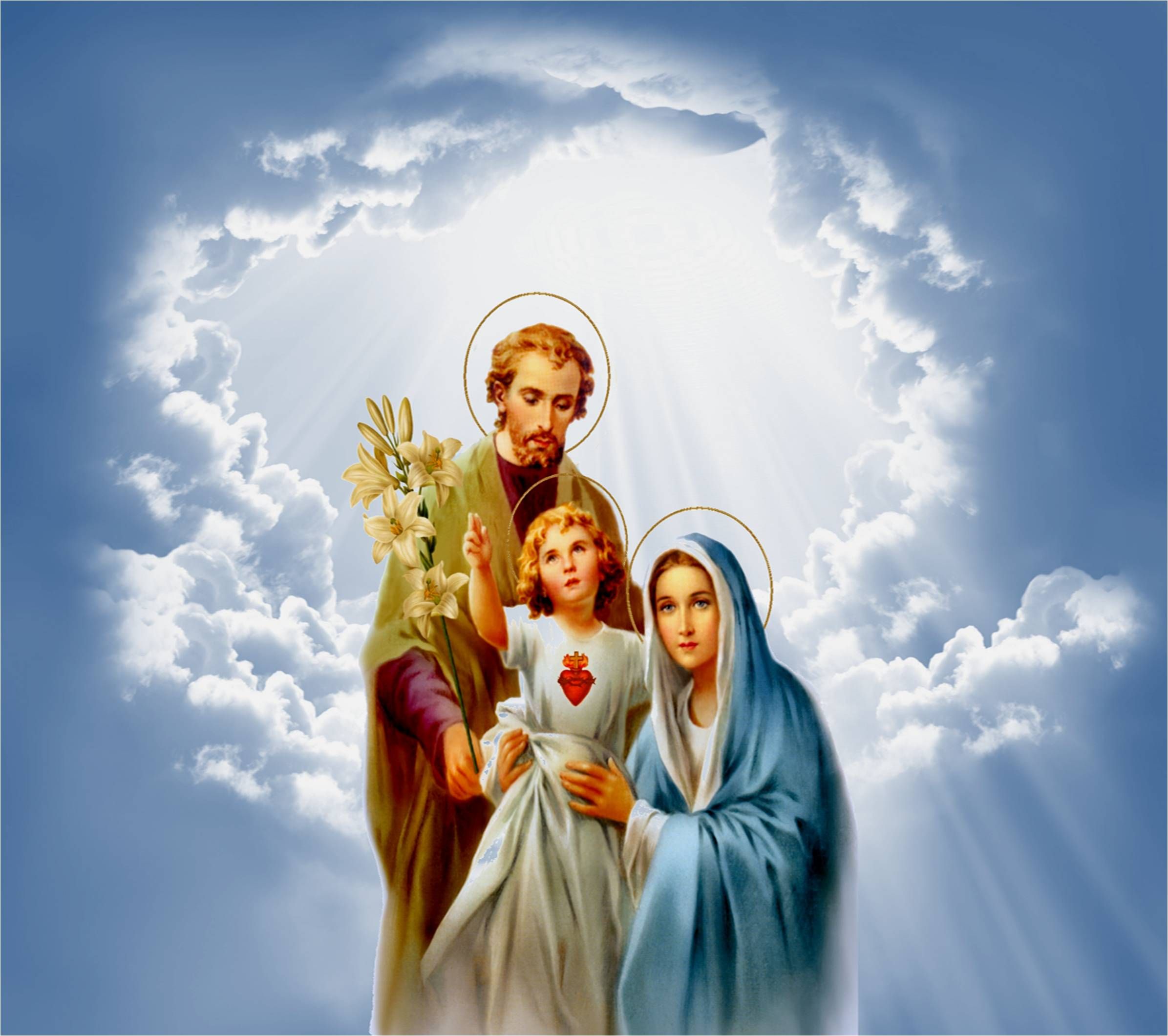 Hd Wallpaper Holy Family - HD Wallpaper 