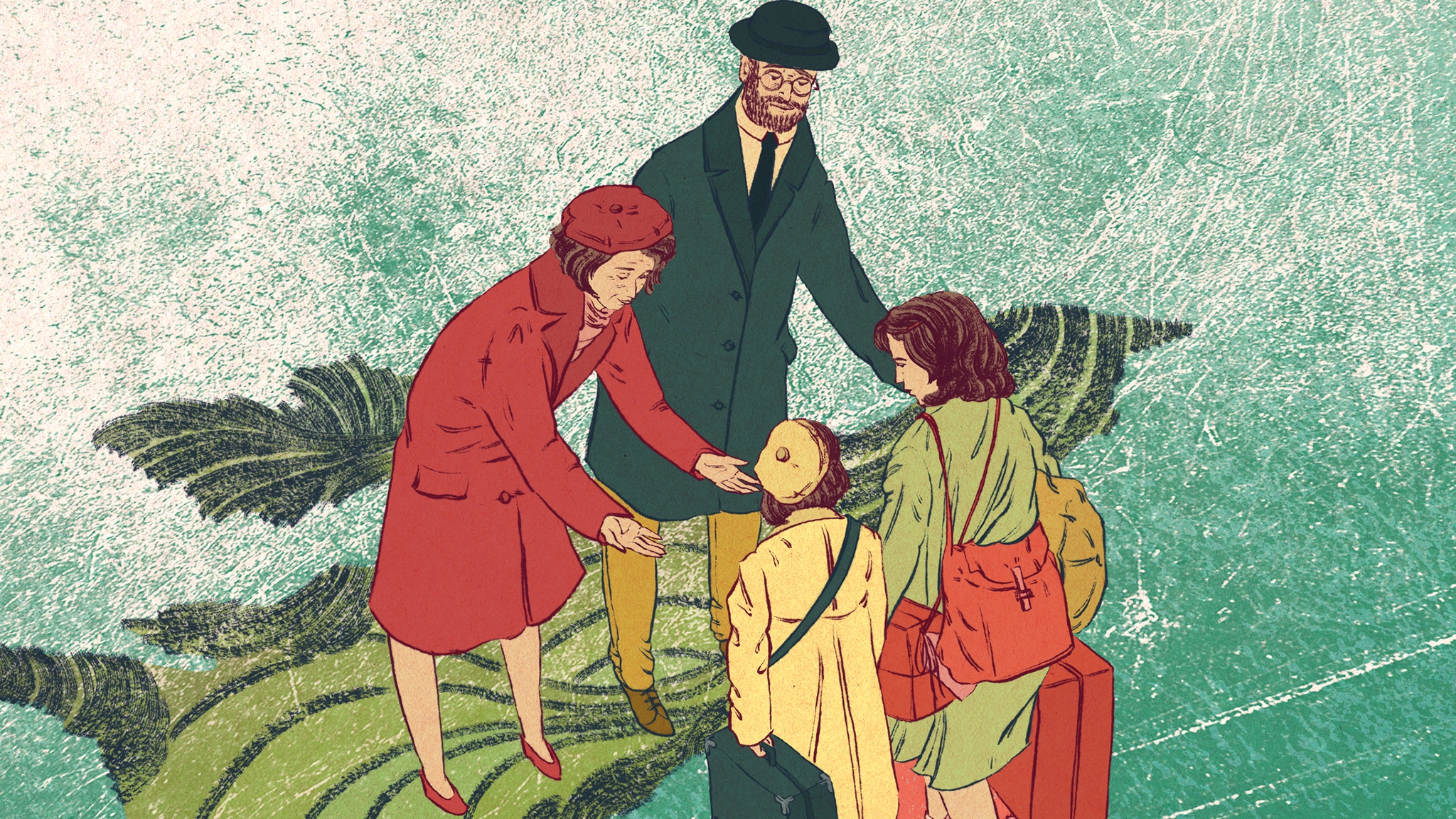 Kindertransport Illustration - HD Wallpaper 