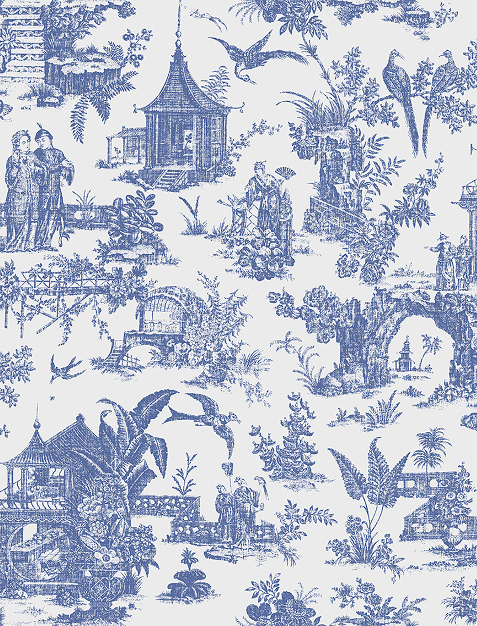 Toile De Jouy Japanese - HD Wallpaper 