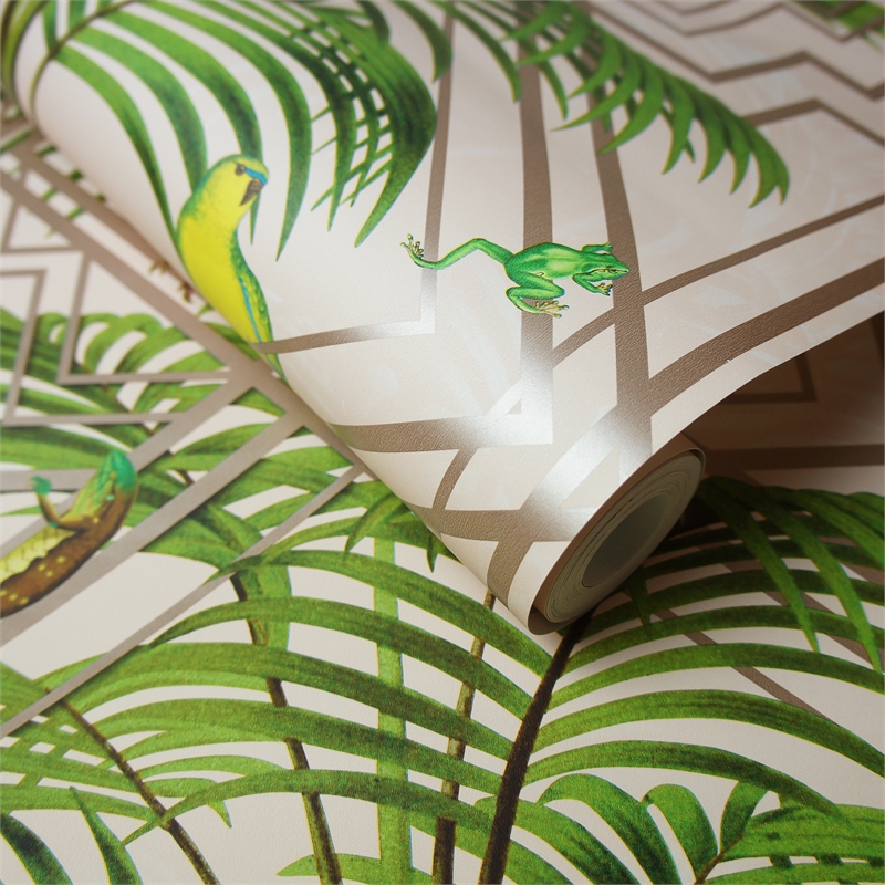 Palm Wallpaper Art Deco - HD Wallpaper 