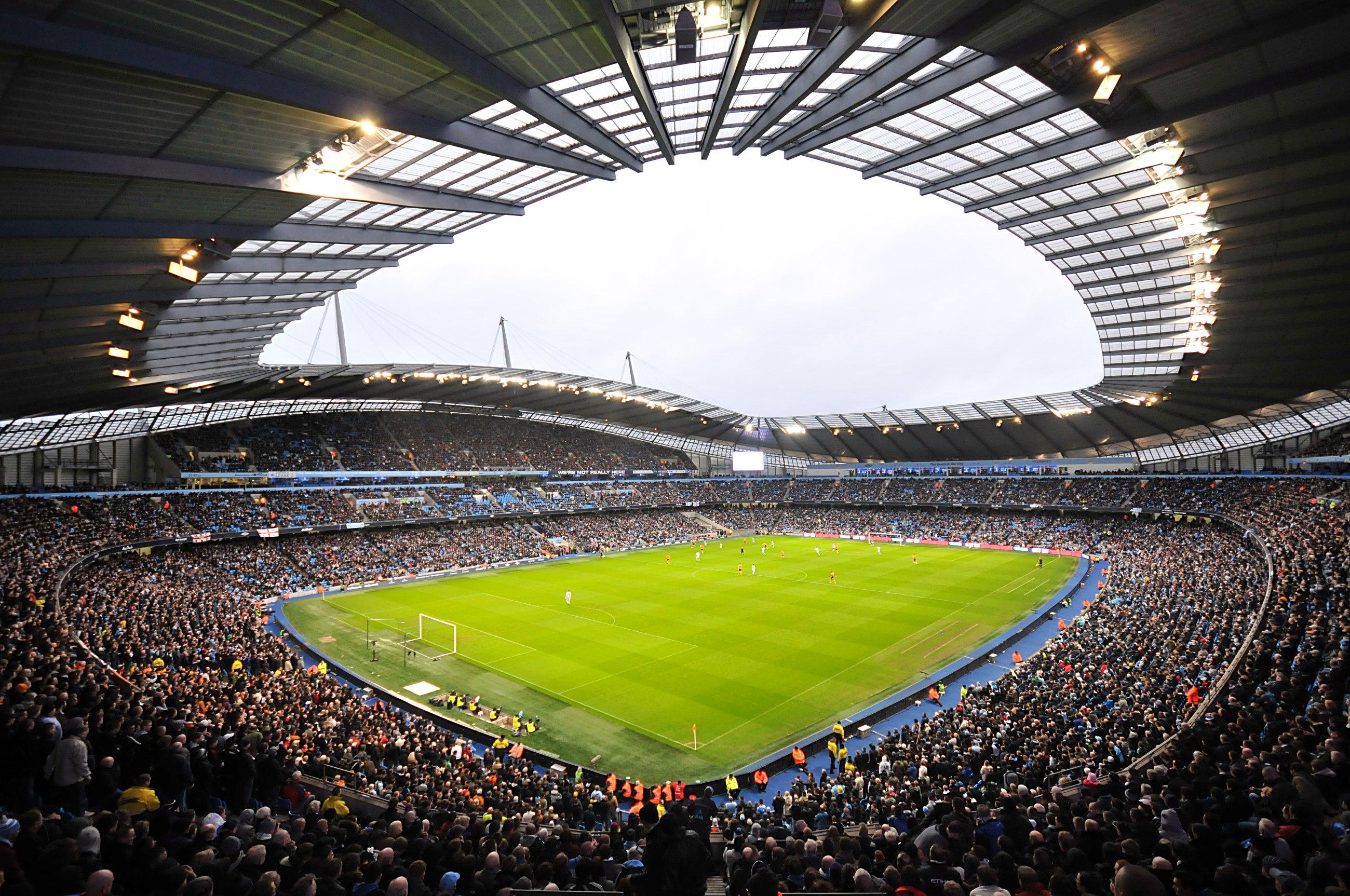 Etihad Stadium Wallpaper - Etihad Stadium - HD Wallpaper 