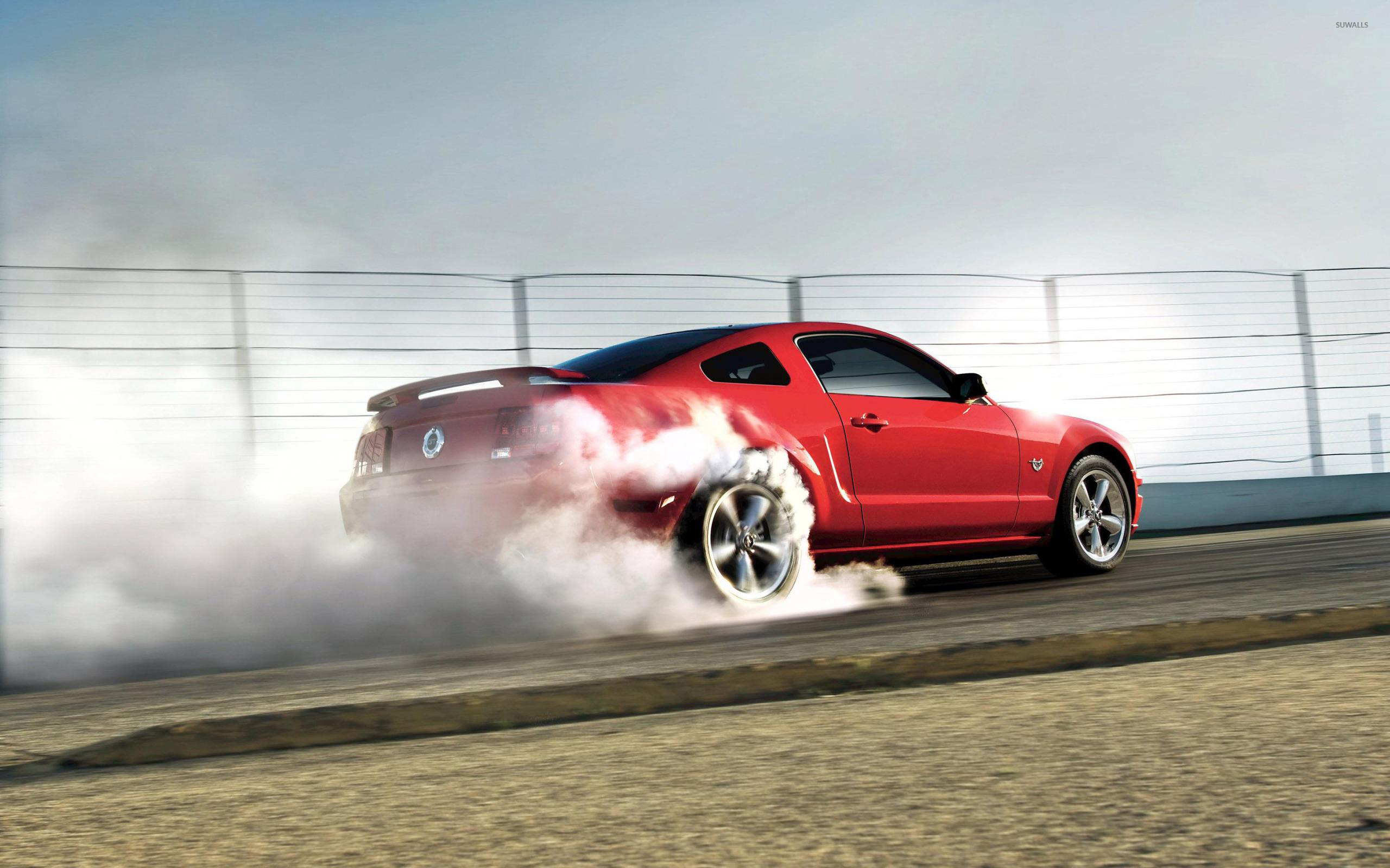 Tyre Smoke - HD Wallpaper 