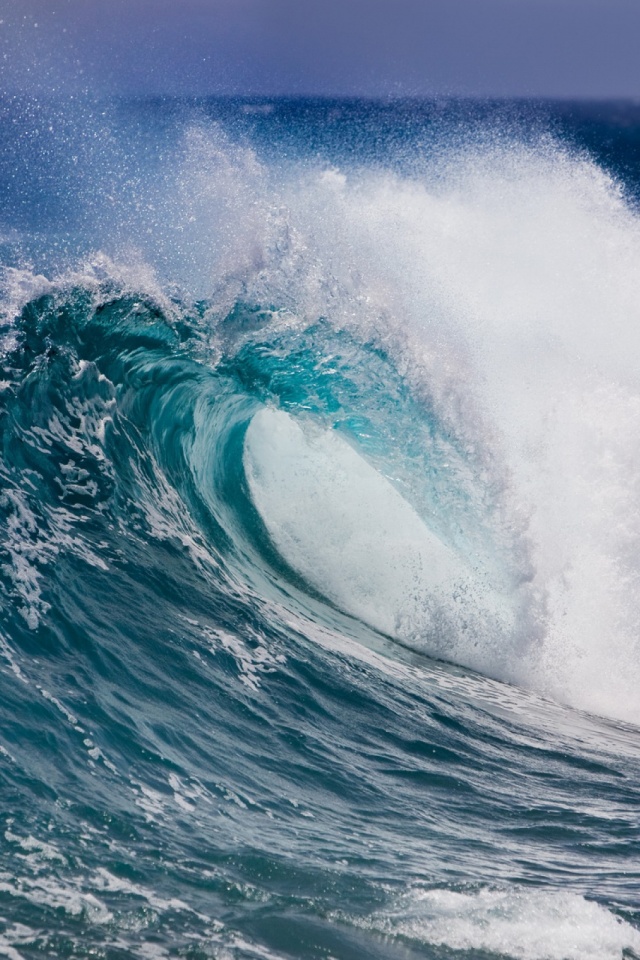 Waves Wallpapers For Mobile 640x960 Wallpaper Teahub Io