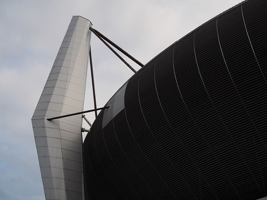 Netherlands, Eindhoven, Philips Stadium, Sky, Building, - Brutalist Architecture - HD Wallpaper 