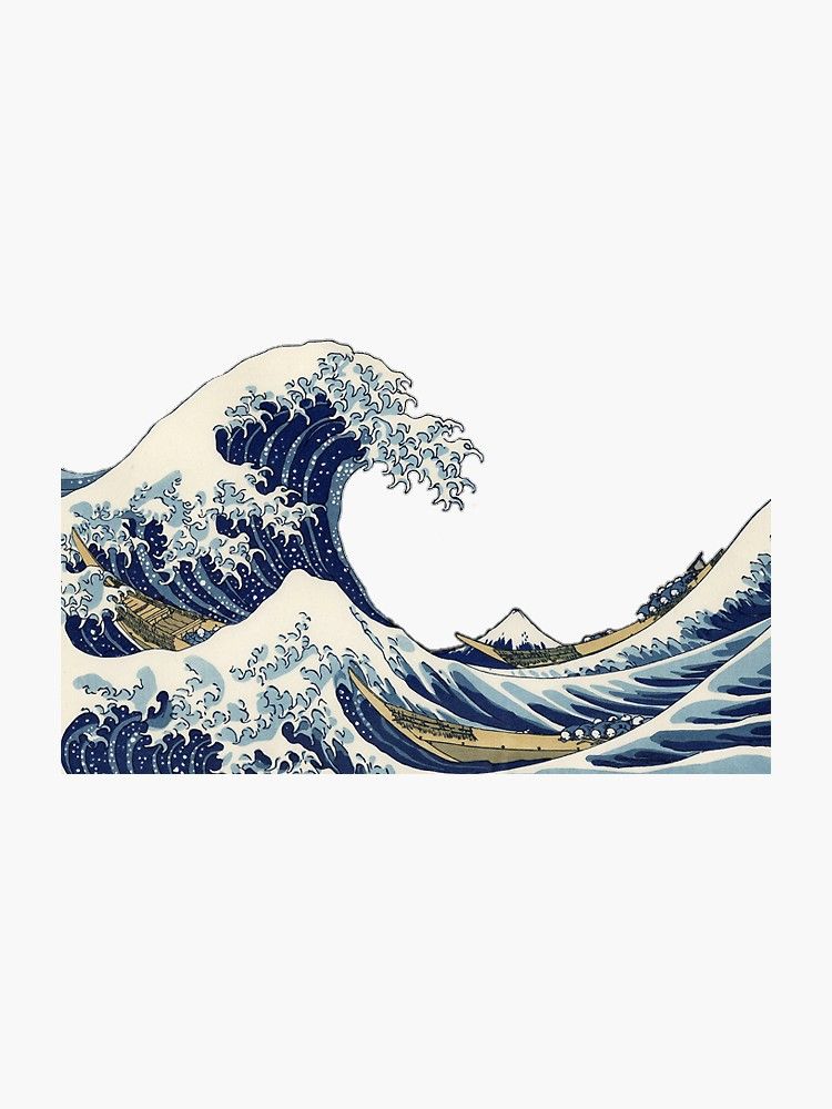 Great Wave Off Kanagawa Png - HD Wallpaper 