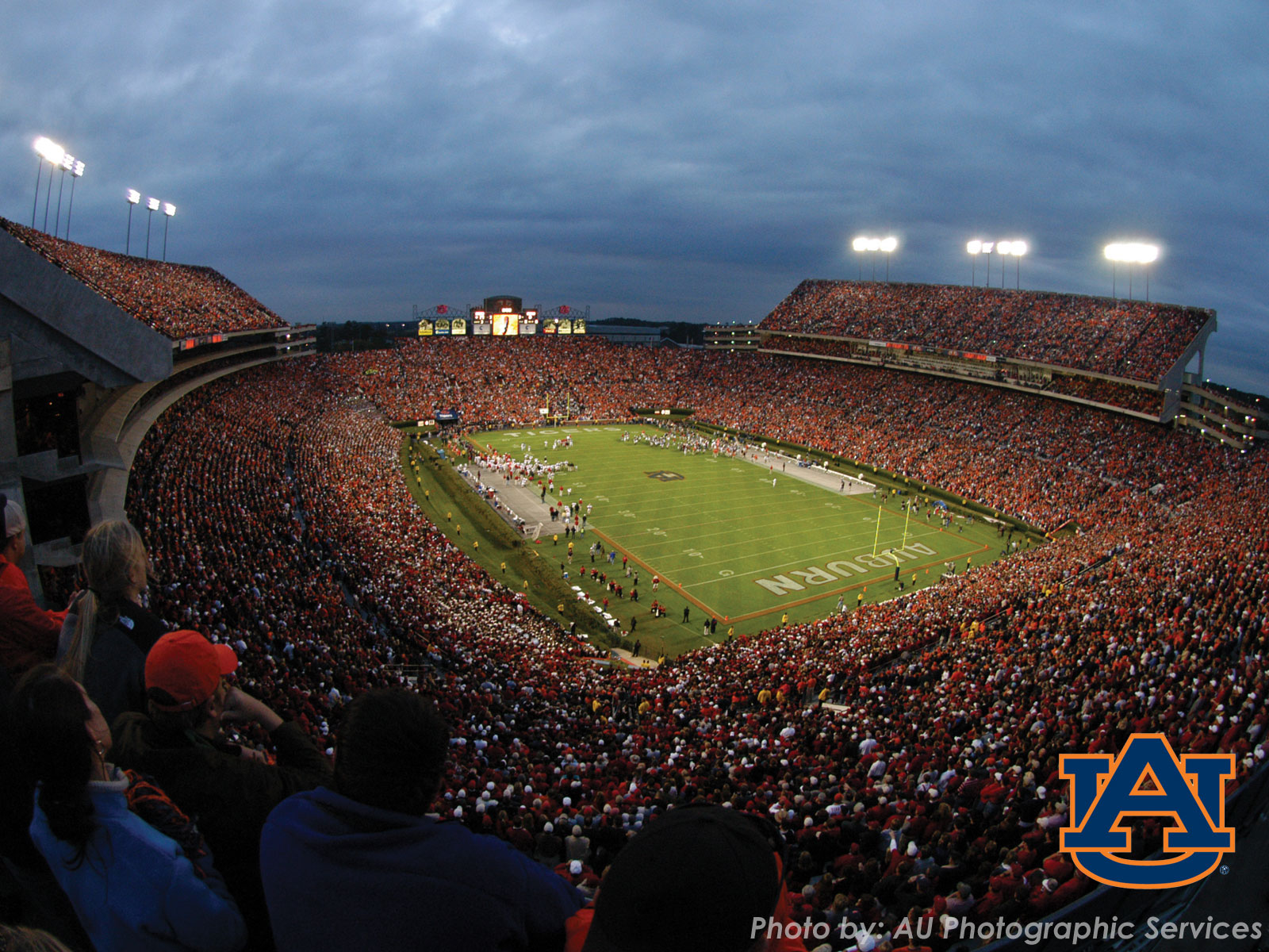 Jordan Hare Wallpaper - Auburn Football Stadium - HD Wallpaper 