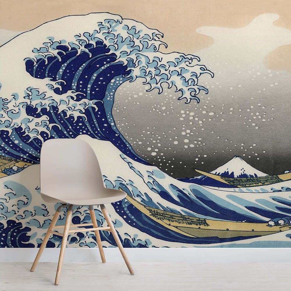 Great Wave Off Kanagawa - HD Wallpaper 
