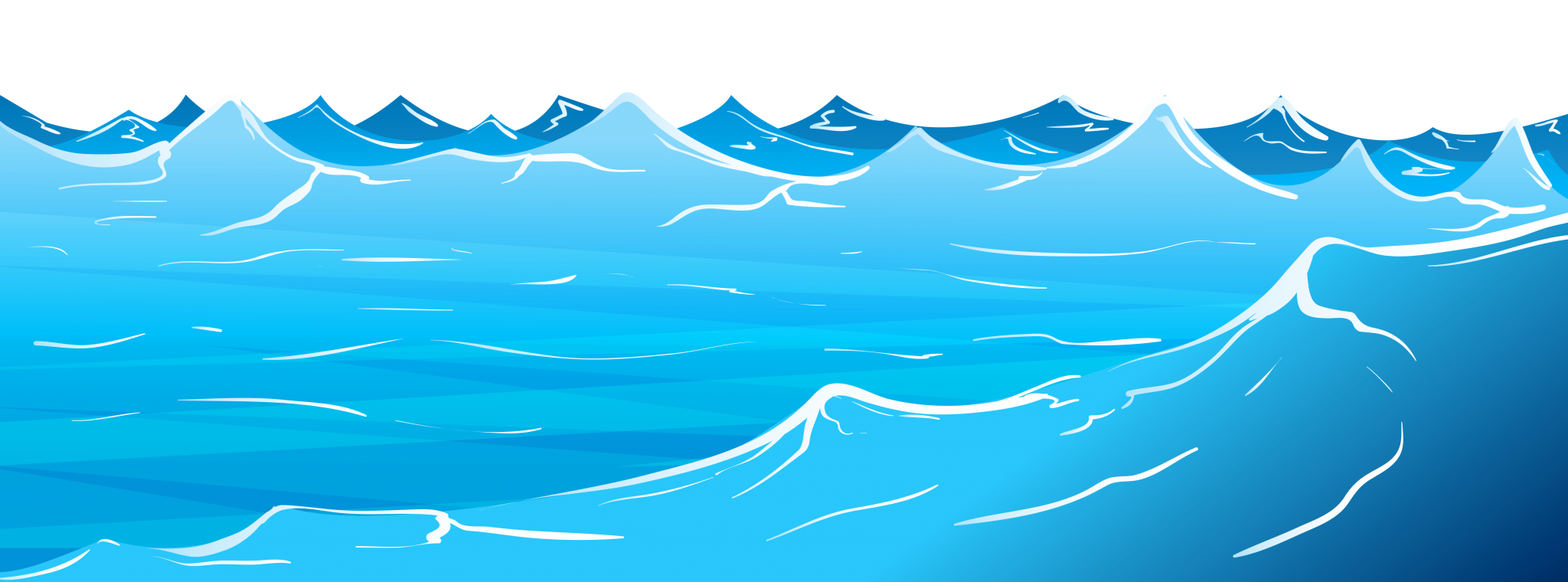Waves Clipart Wave Hokusai - Sea Water Vector Png - HD Wallpaper 