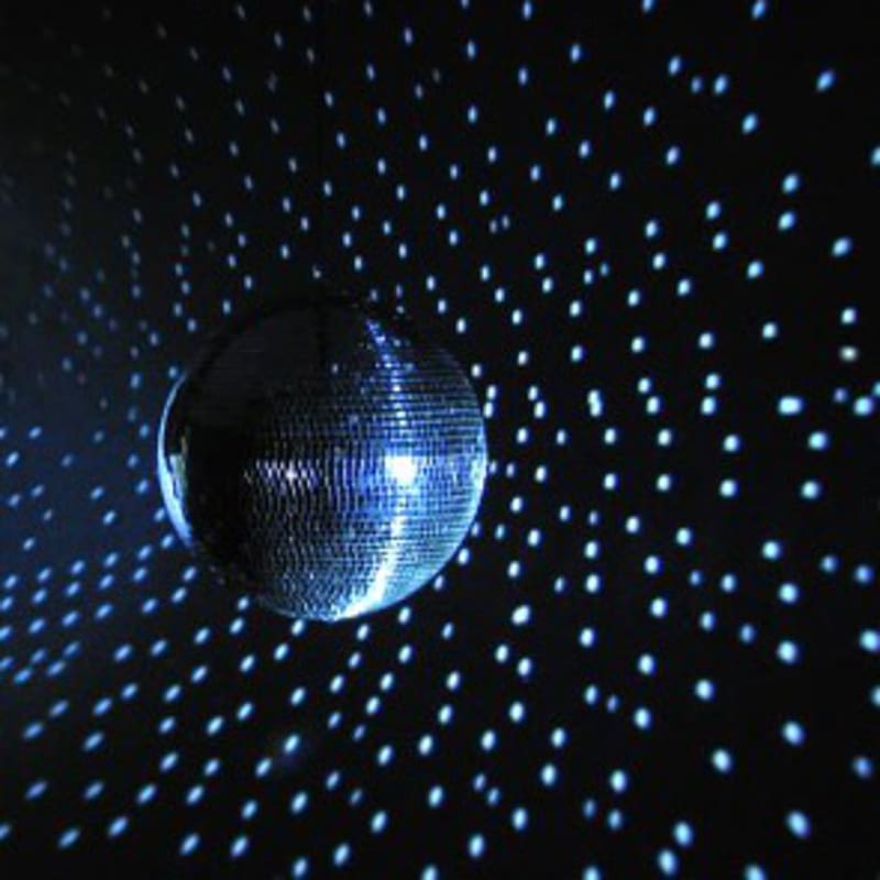 The Great Wave Off Kanagawa Space Disc Jockey Dj Mix - Light Mirror Globe Effect - HD Wallpaper 