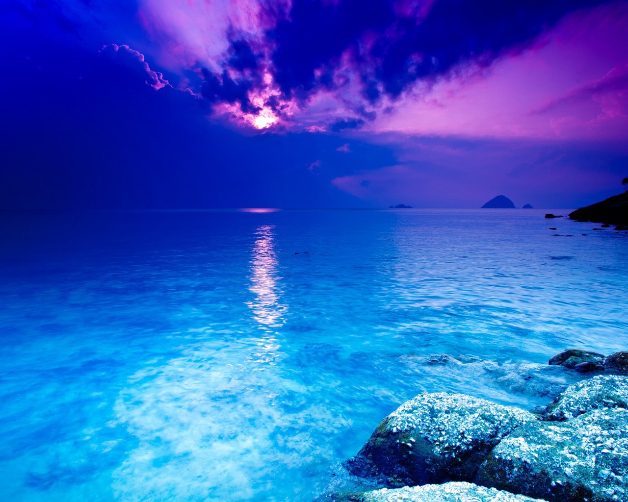 Ocean Blue Background Hd - HD Wallpaper 