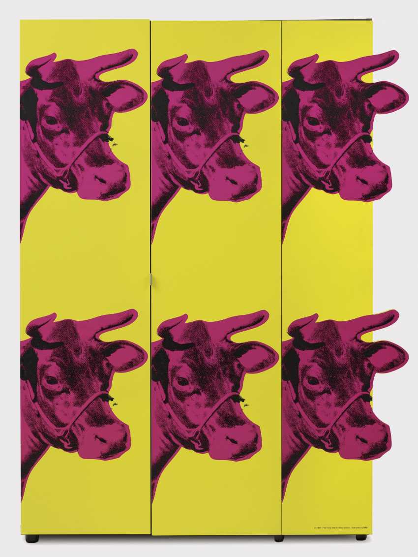 Kleiderschrank Cow Wallpaper - Andy Warhol Cow - HD Wallpaper 
