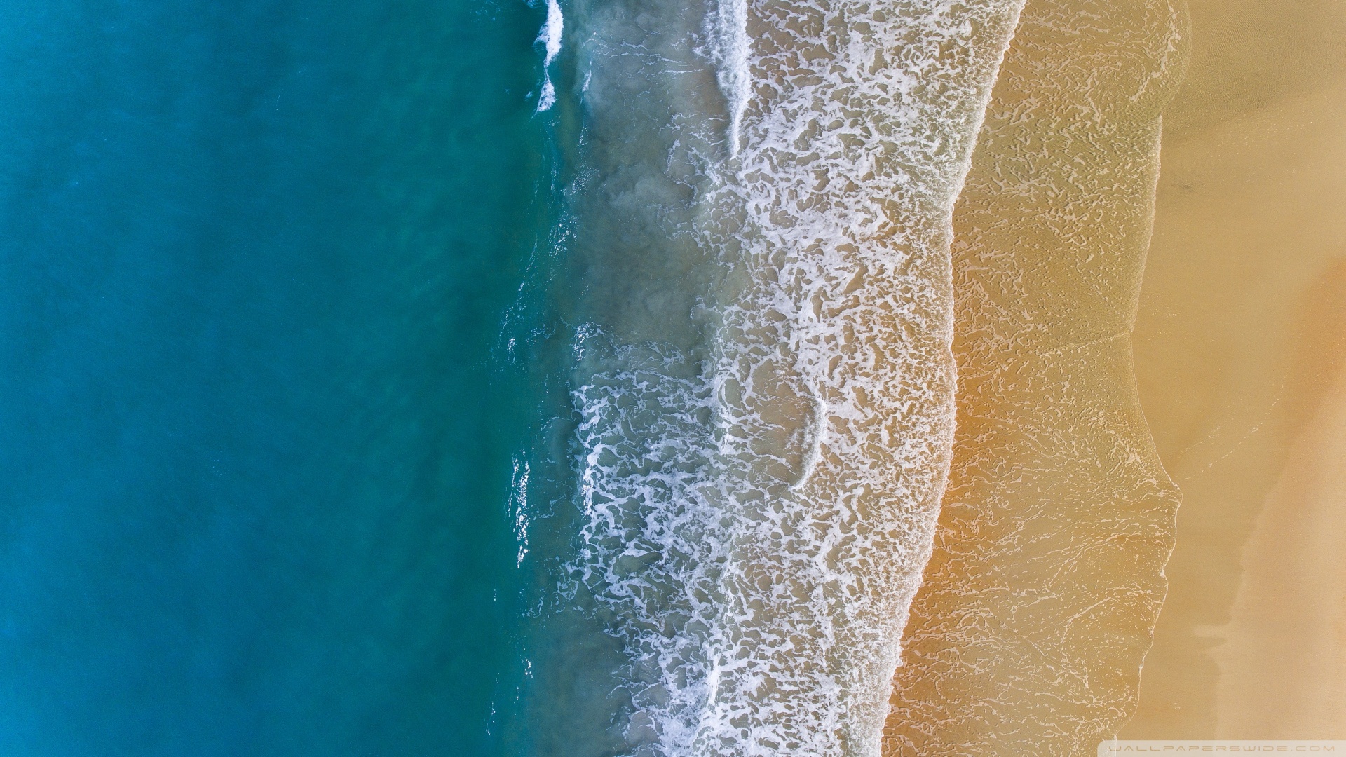 Beach Sand Aerial View - HD Wallpaper 