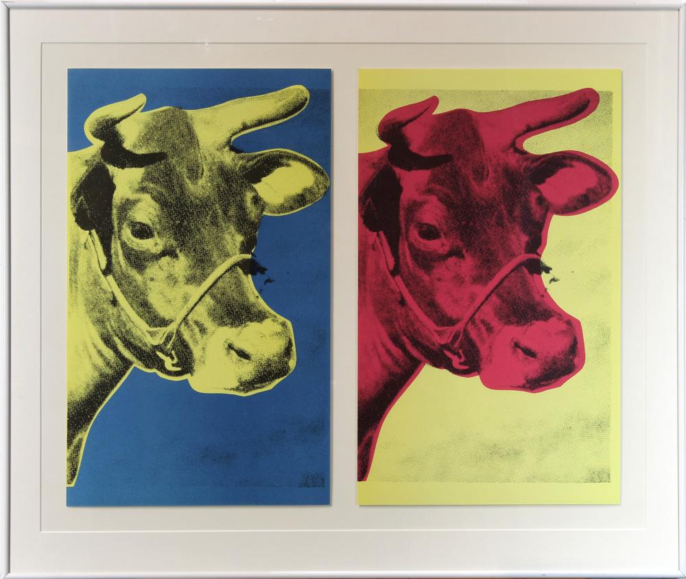 Andy Warhol Yellow Cow - HD Wallpaper 