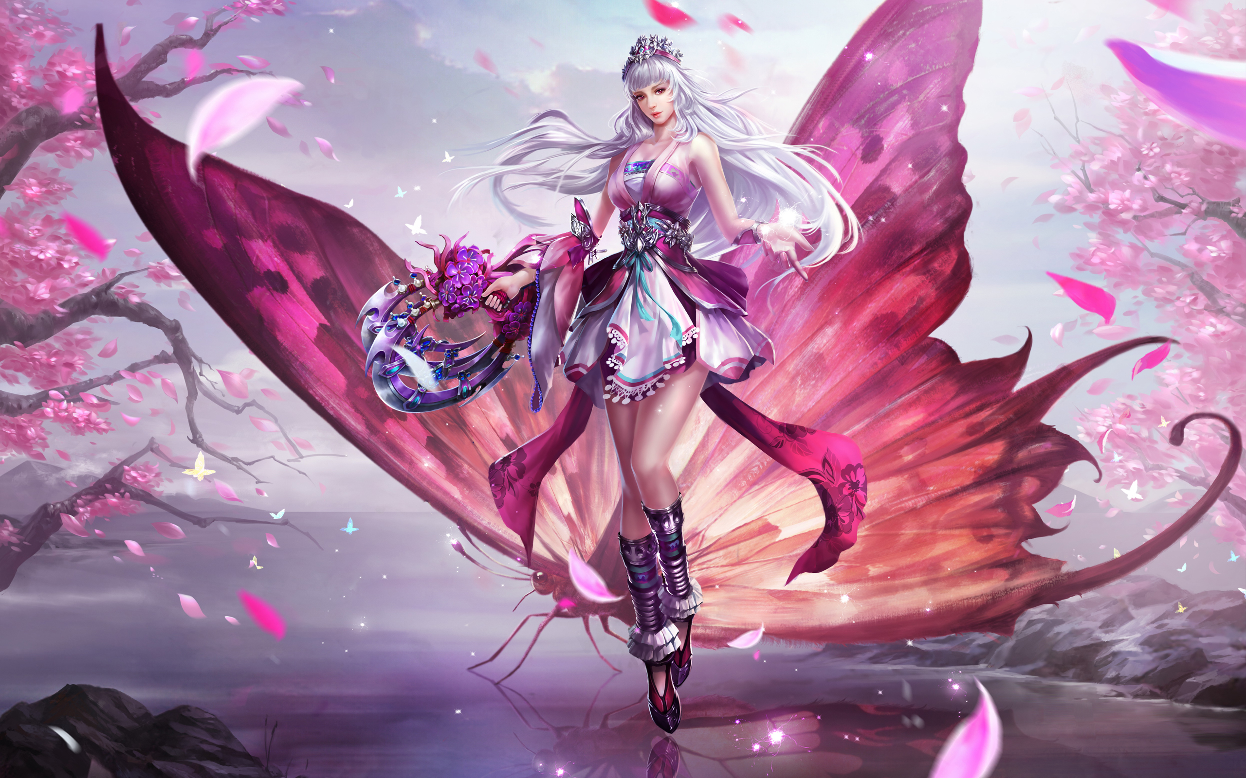 Magical Wallpaper Hd Butterfly - HD Wallpaper 