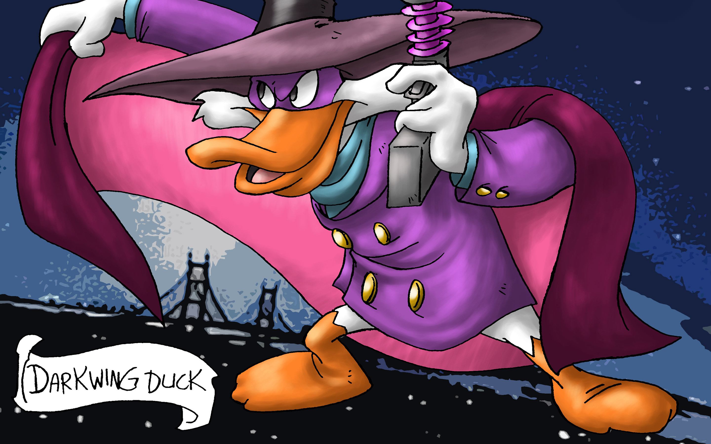 Darkwing Duck - HD Wallpaper 