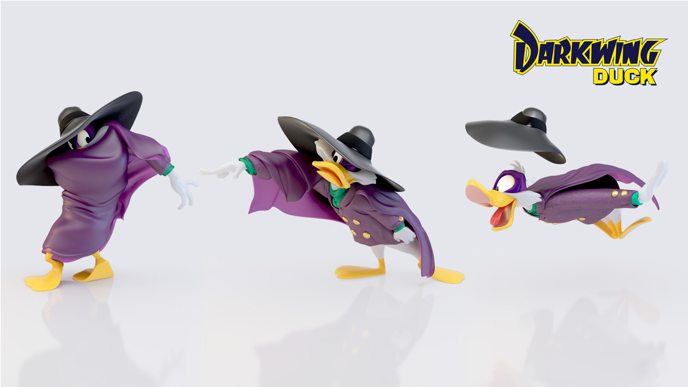 Darkwing Duck 3d Model - HD Wallpaper 