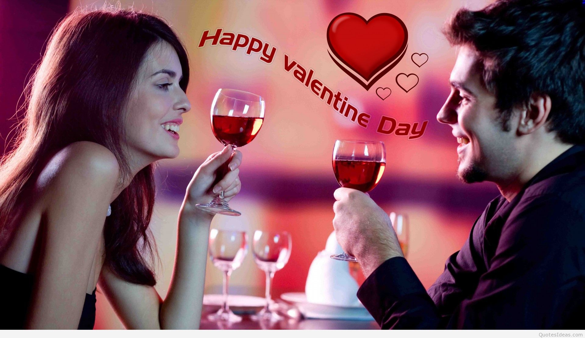 Happy Valentine Day Couple Hd Wallpaper - Happy Valentines Day Couple - HD Wallpaper 