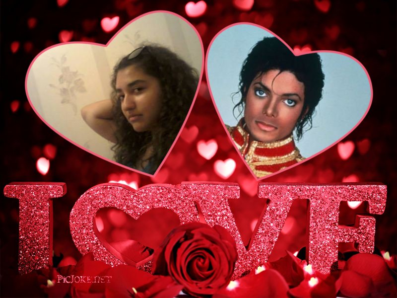 Mike & Me Are So Beautiful Couple - Michael Jackson - HD Wallpaper 