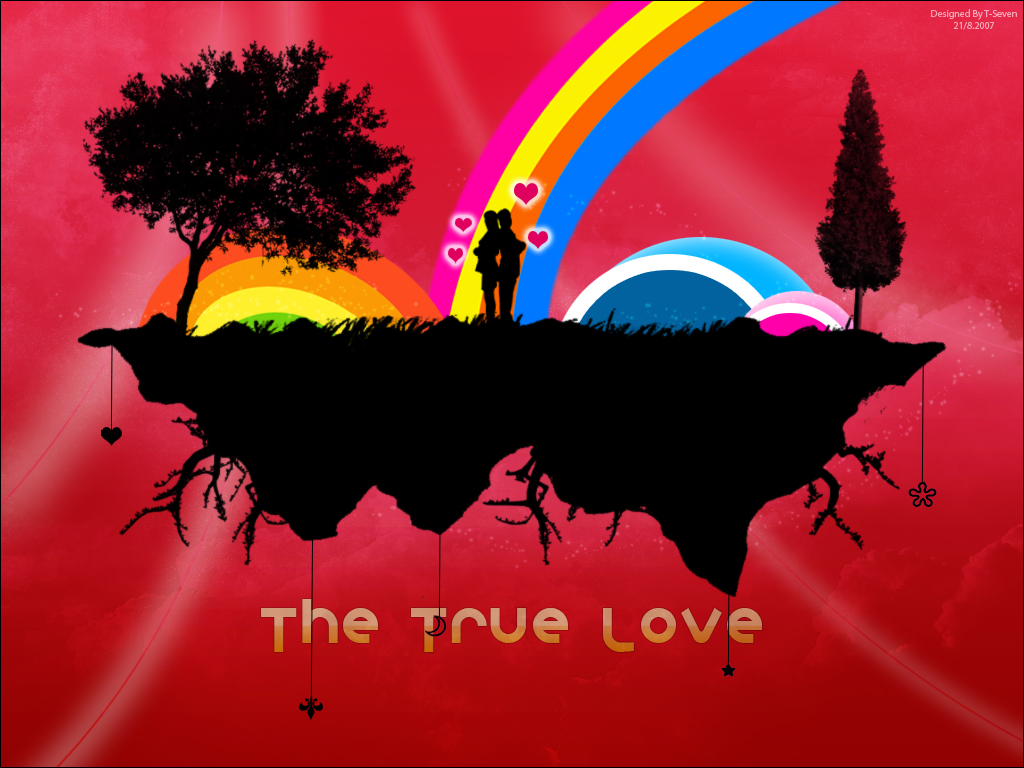 The True Love - New Love Wal Paper - HD Wallpaper 