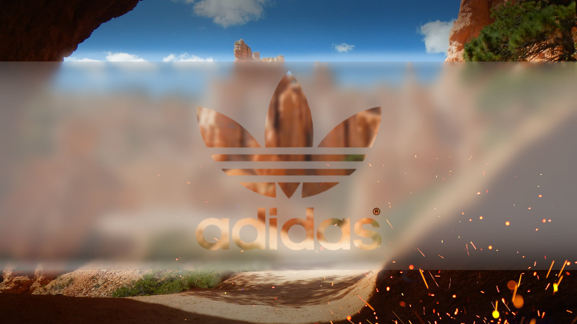 Adidas Logo Wallpaper - Full Hd 1920x1080 Adidas - HD Wallpaper 