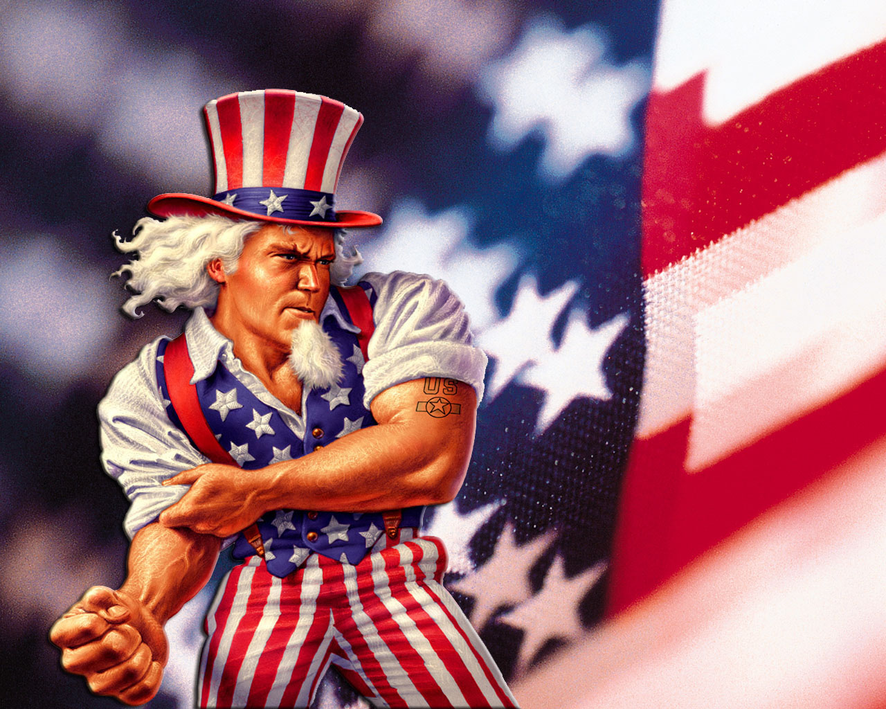 Strong Uncle Sam - HD Wallpaper 