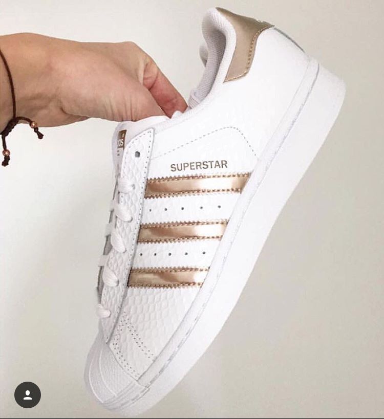 Adidas Superstar Pink Gold - HD Wallpaper 