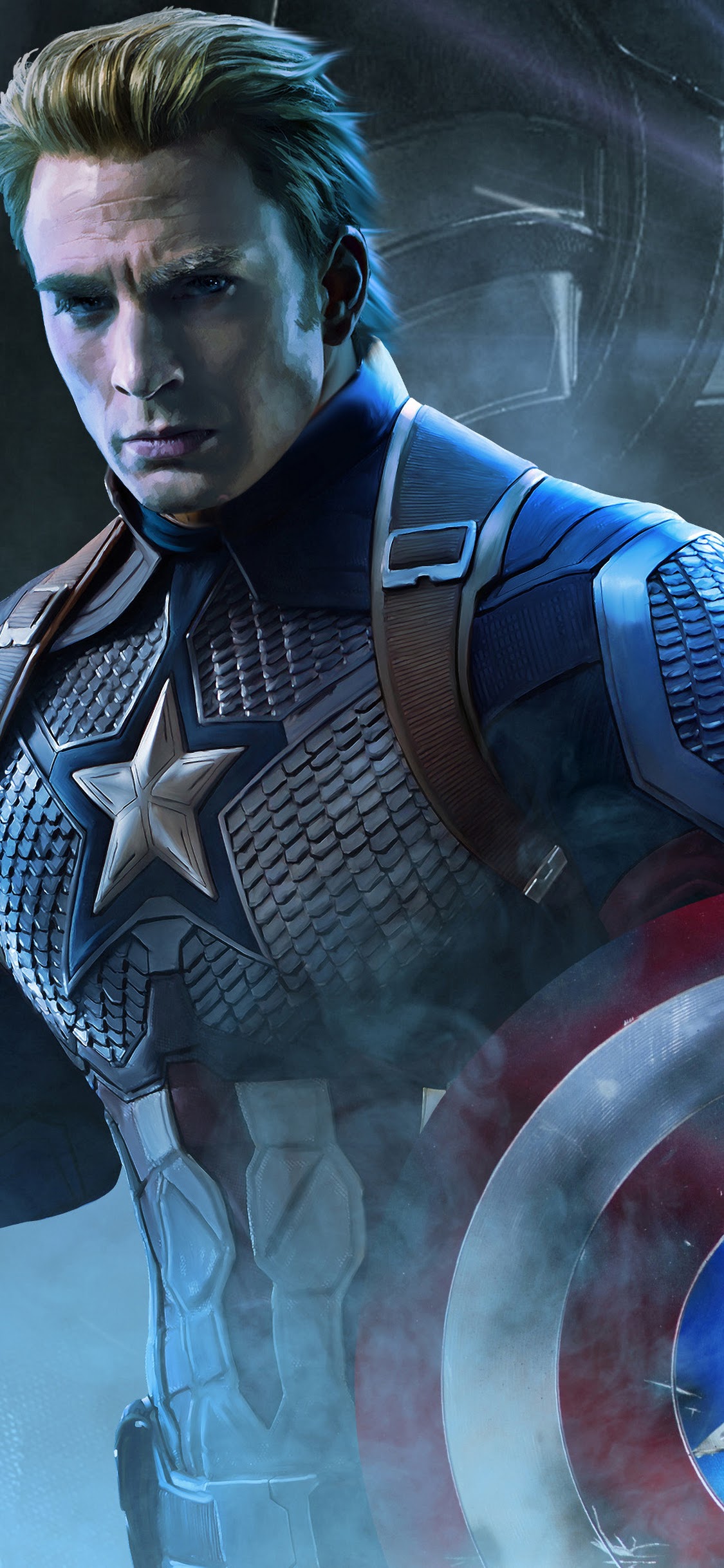 Endgame, Captain America, 4k, - Avengers Endgame Captain America -  1125x2436 Wallpaper 