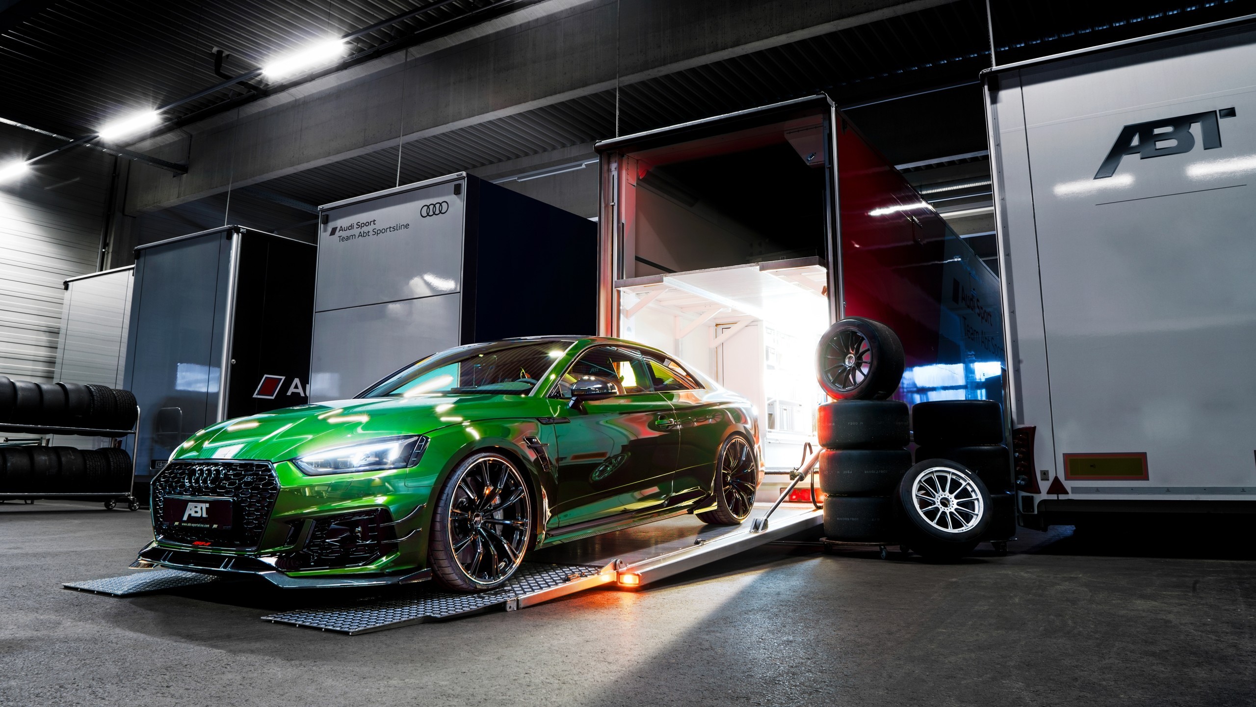 Audi Rs5-r Coupe, Green, Tuning, Luxury, Cars - Audi Abt - HD Wallpaper 