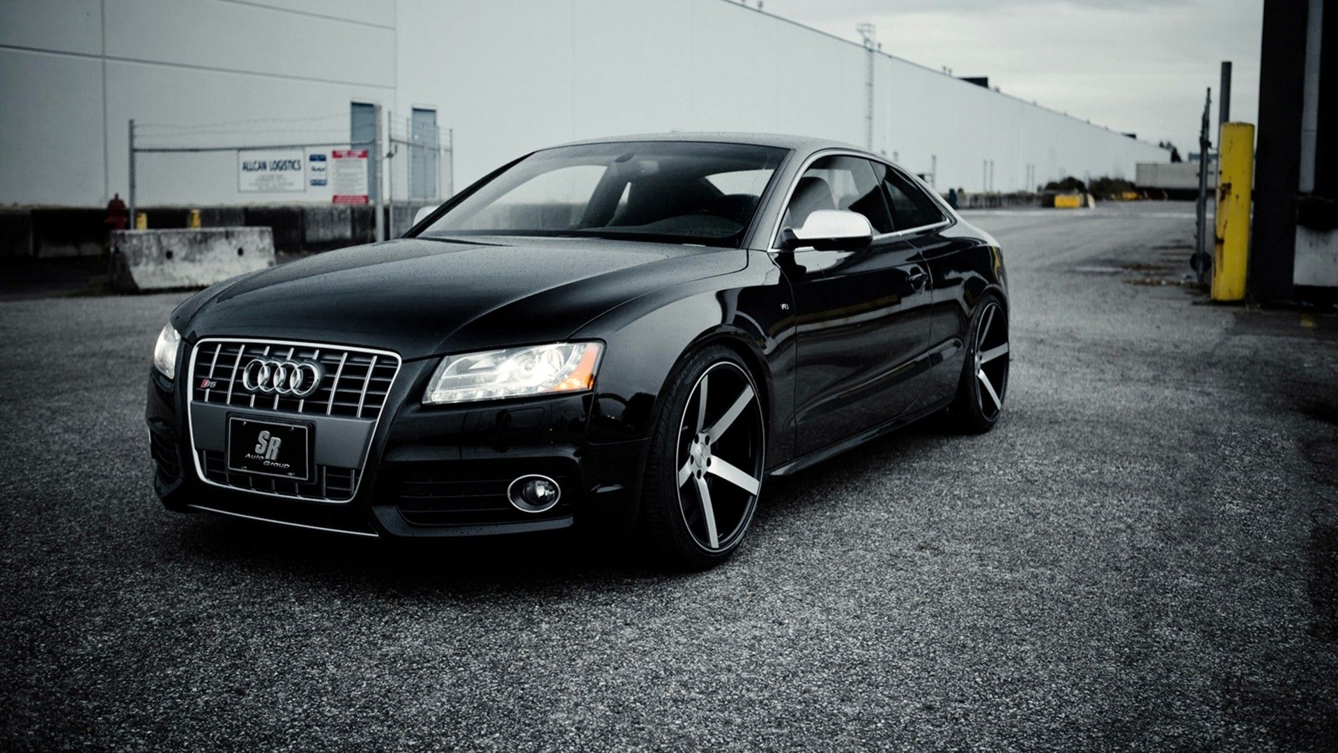 Audi Rs5 Blacked Out - Black Audi Car Hd - HD Wallpaper 