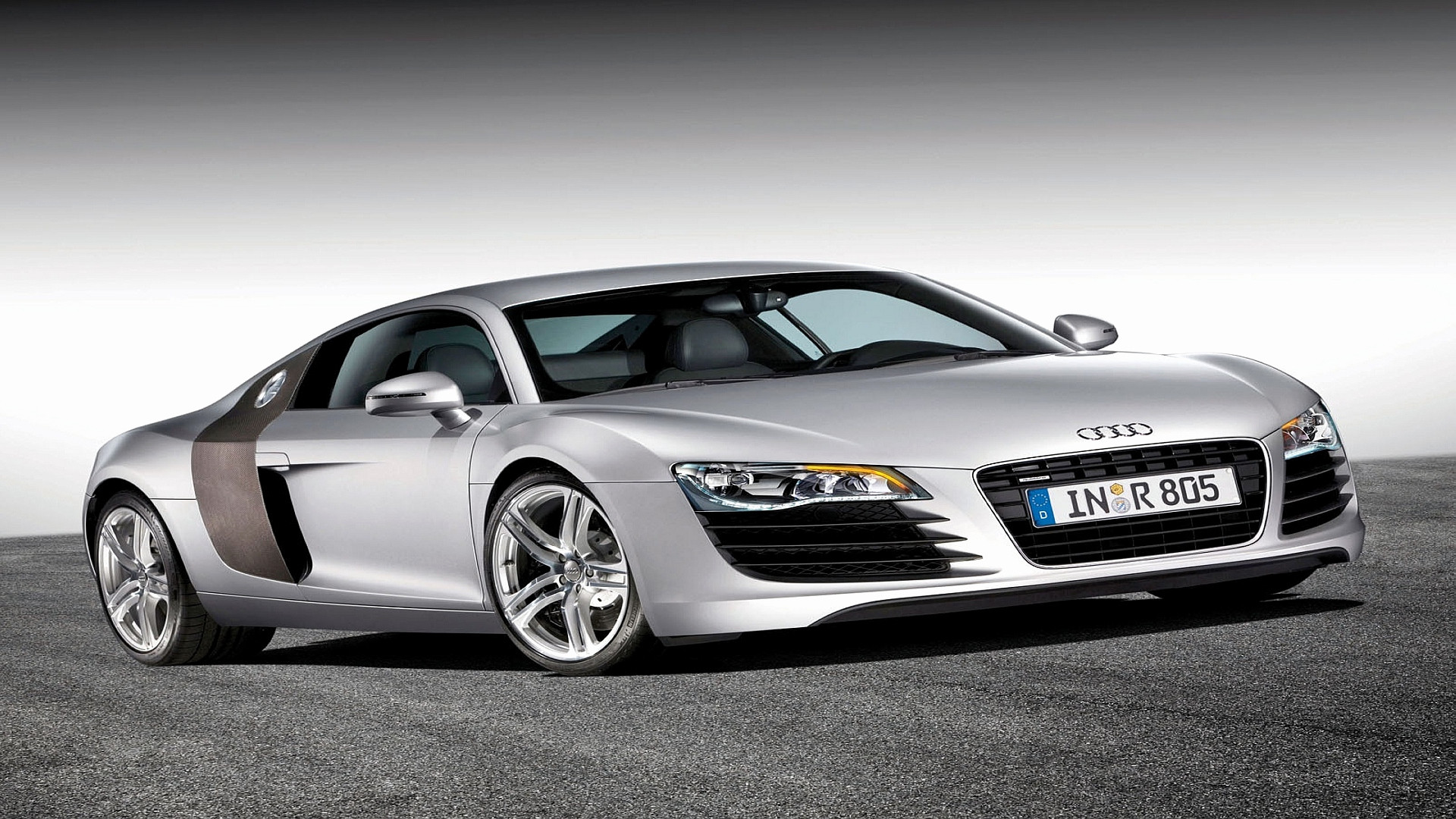 Audi Cars Wallpapers Elegant Cool Car Backgrounds Audi - Audi R8 V8 2007 - HD Wallpaper 