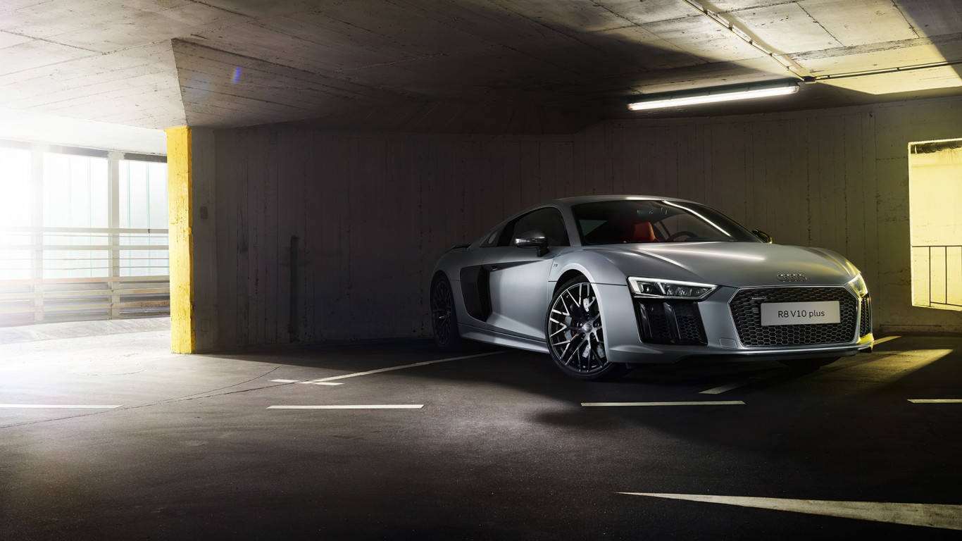 Audi R8 V10 Plus Wallpaper Iphone - HD Wallpaper 