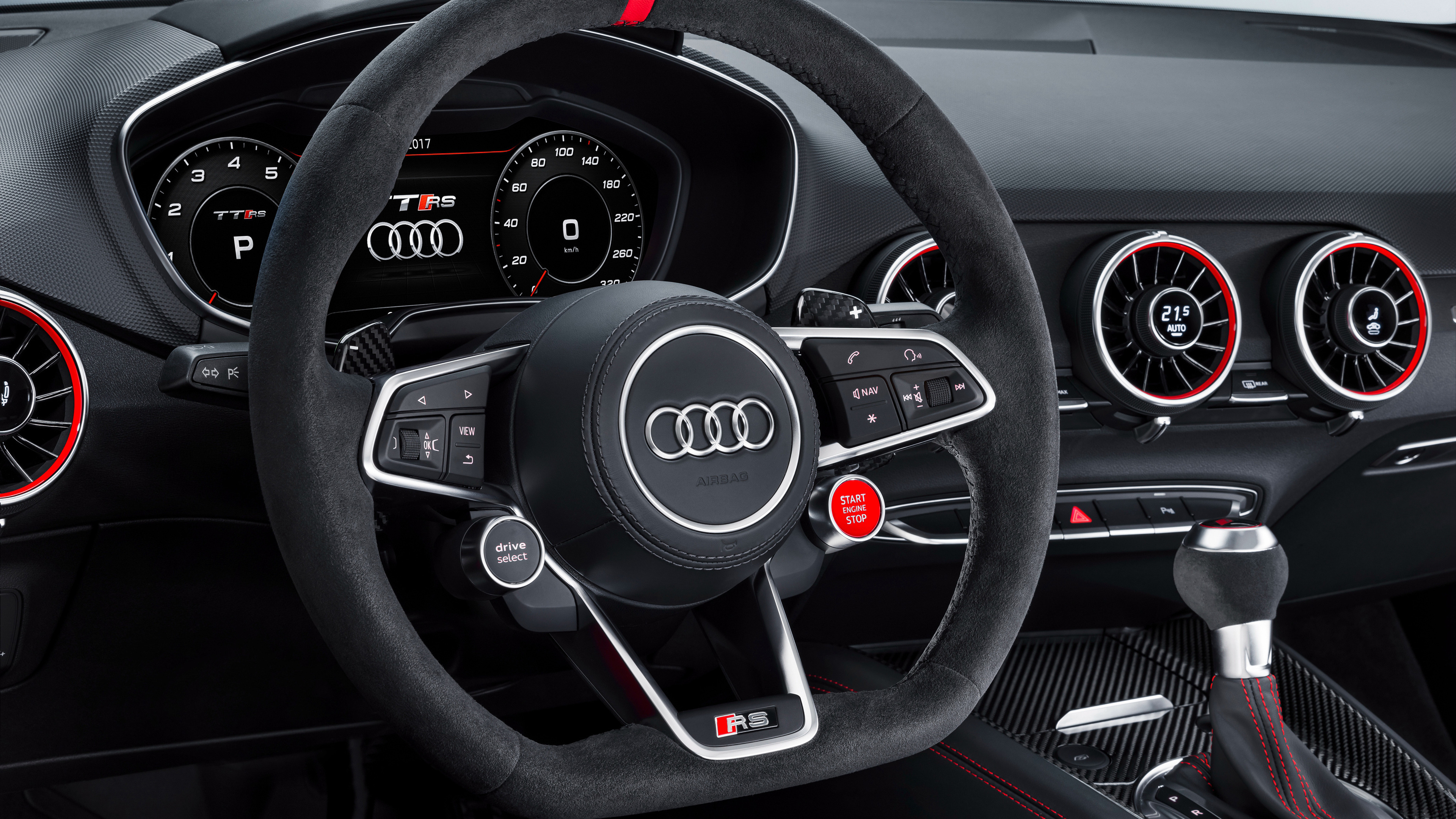Audi Tt Rs 2017 Interior - Audi Tt 2017 Interior - HD Wallpaper 