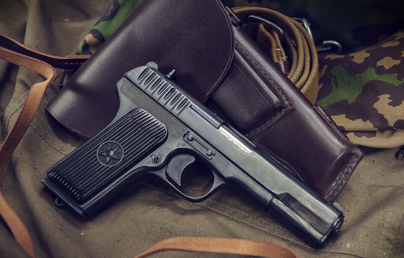 Photo Wallpaper Gun, Weapons, Gun, Pistol, Weapon, - Tt Pistol Wallpaper 4k - HD Wallpaper 