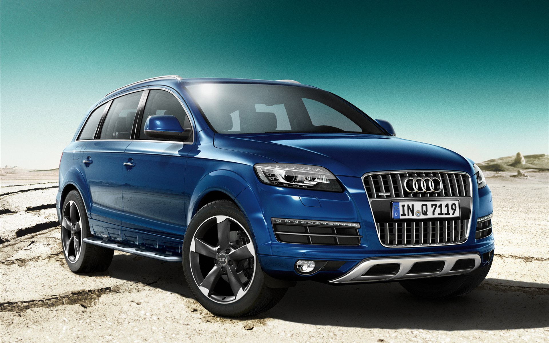 Audi Q7 S - Audi Q7 Sport 2014 - HD Wallpaper 