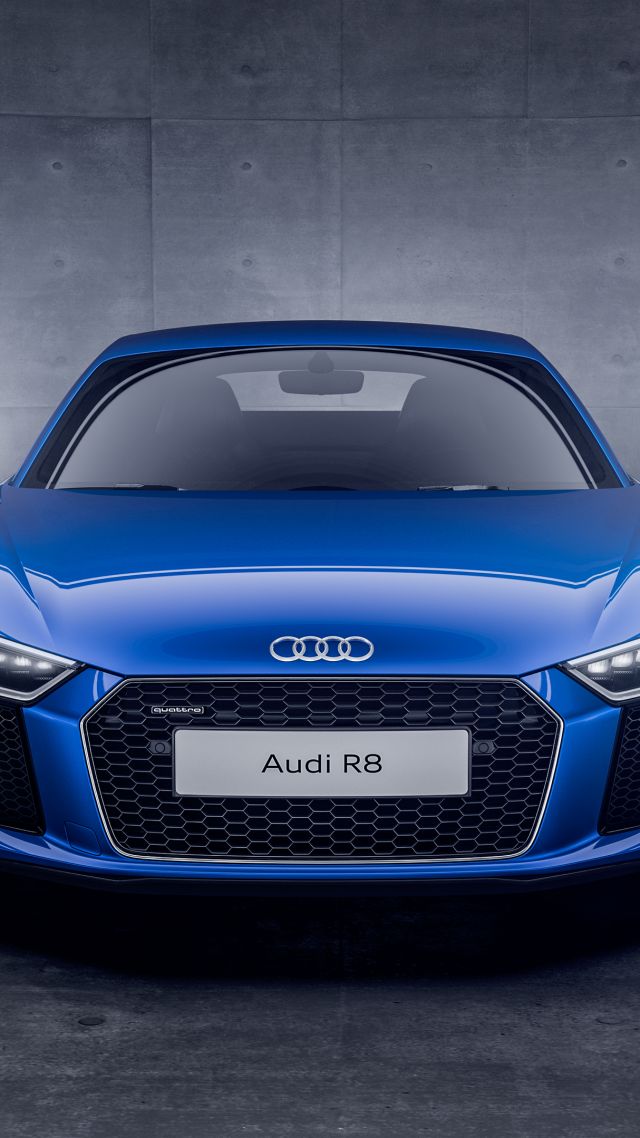 Audi R8, Cars 2017, 4k - Audi R8 Front View 4k - HD Wallpaper 