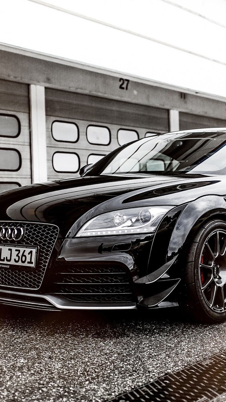 Iphone Wallpaper 2015 Audi Tt Rs Coupe, Black Car - Audi Tt 8j Rs Tuned - HD Wallpaper 