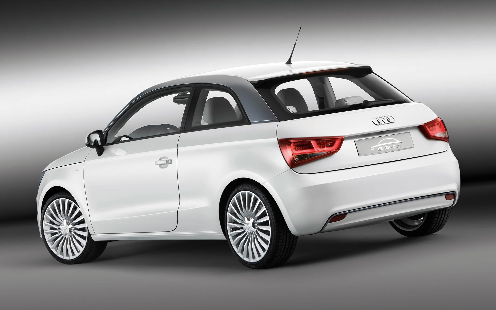 Hd E-tron Audi A1 Back Side View Wallpaper - Audi A1 2010 - HD Wallpaper 