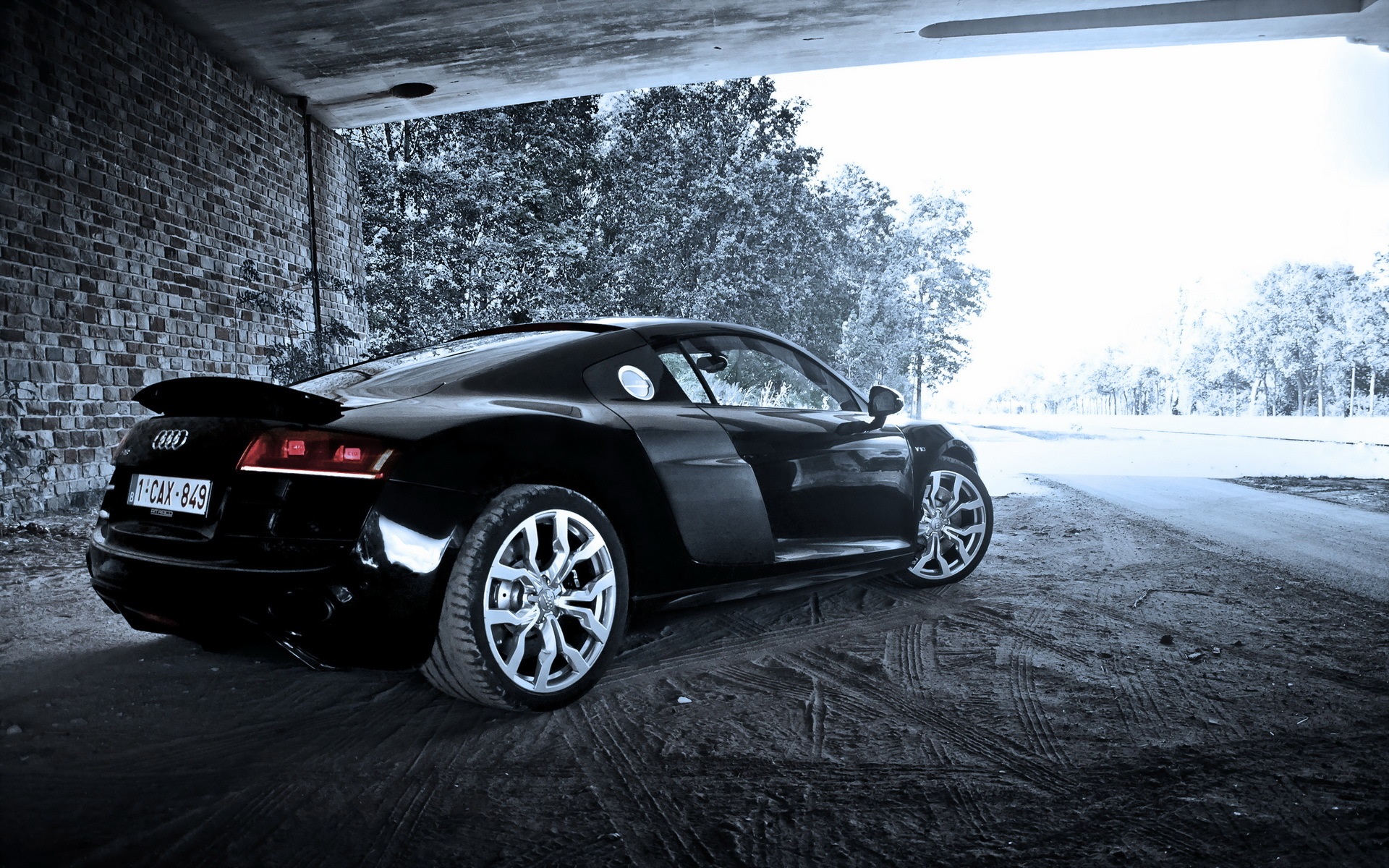 Background Audi R8 Hd - HD Wallpaper 