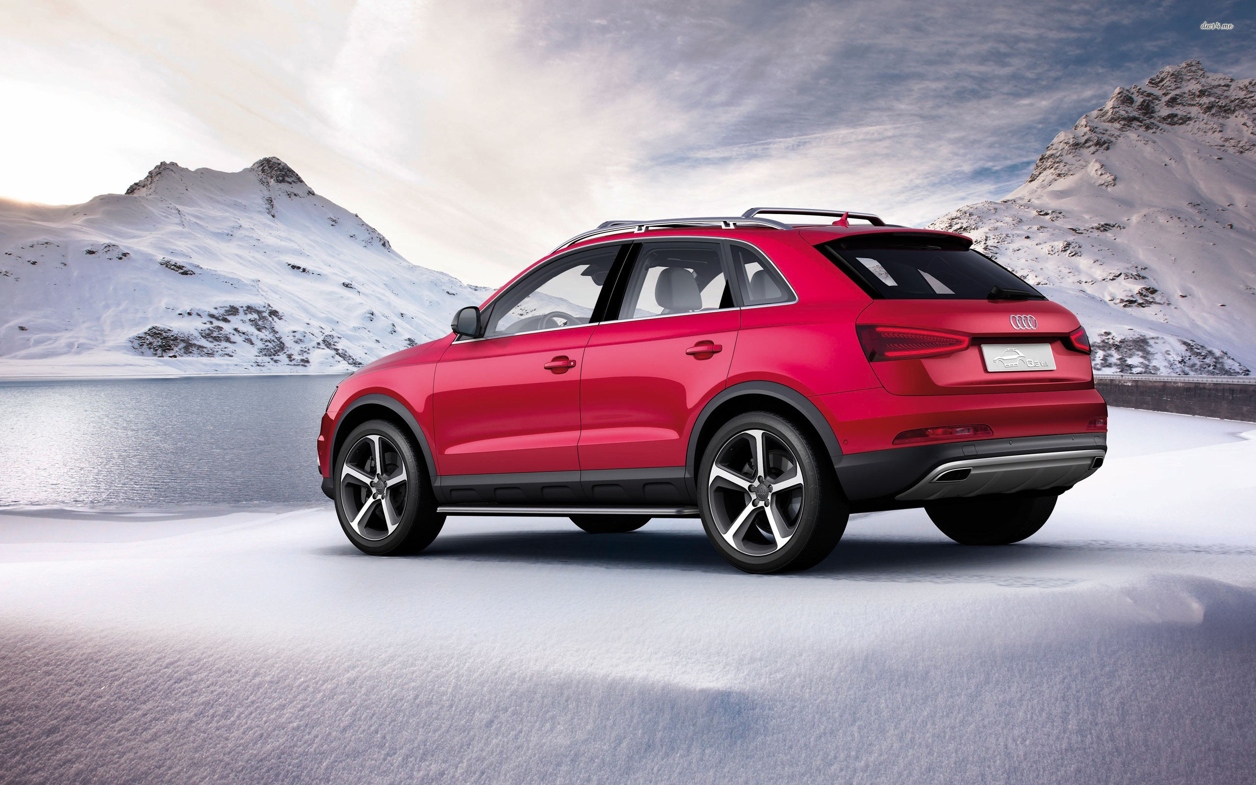 Audi Q3 Suv Red - HD Wallpaper 