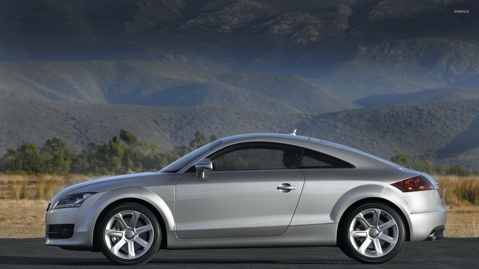 2008 Audi Tt Silver - HD Wallpaper 
