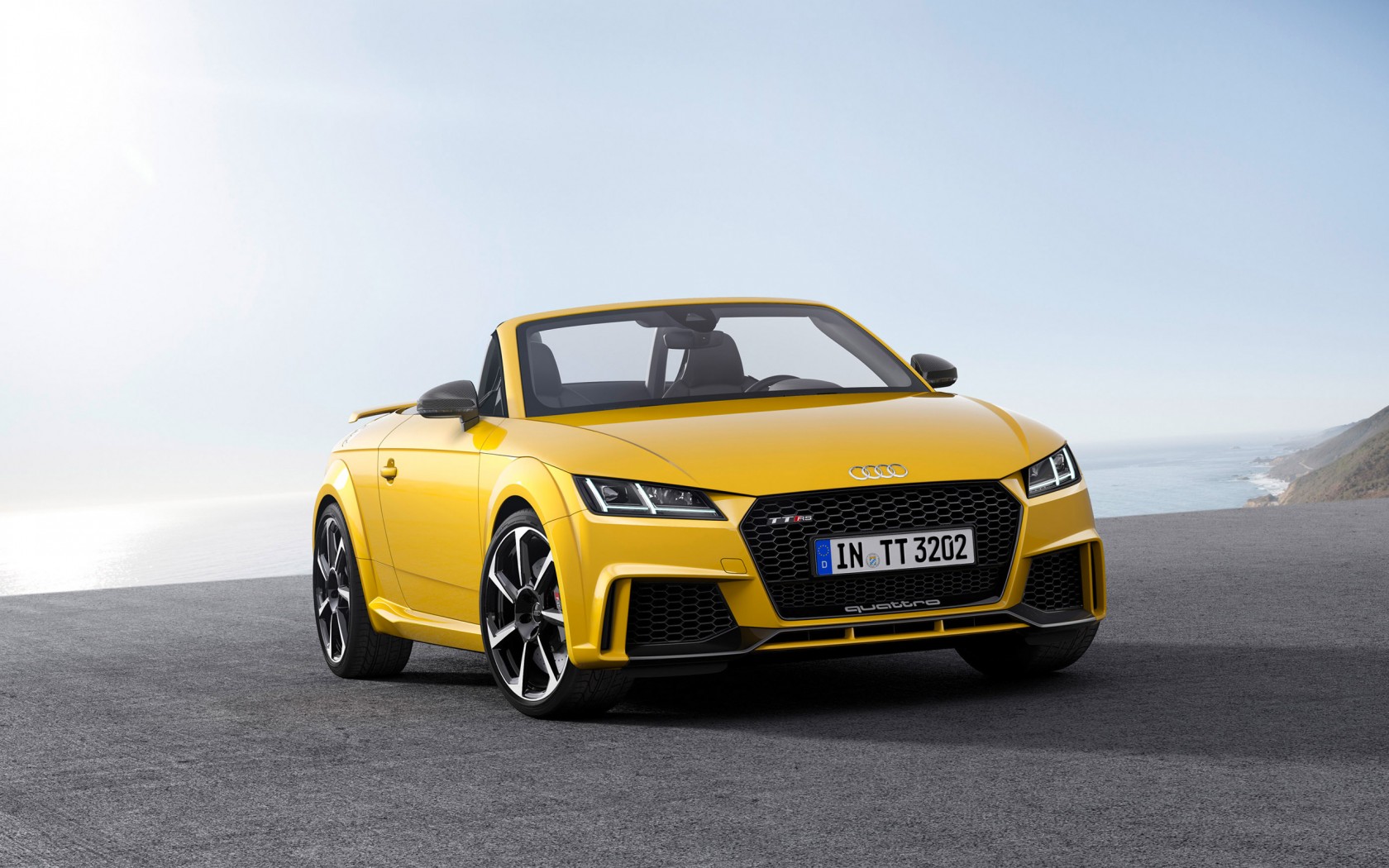 Audi Tt Cabrio Zolte - HD Wallpaper 