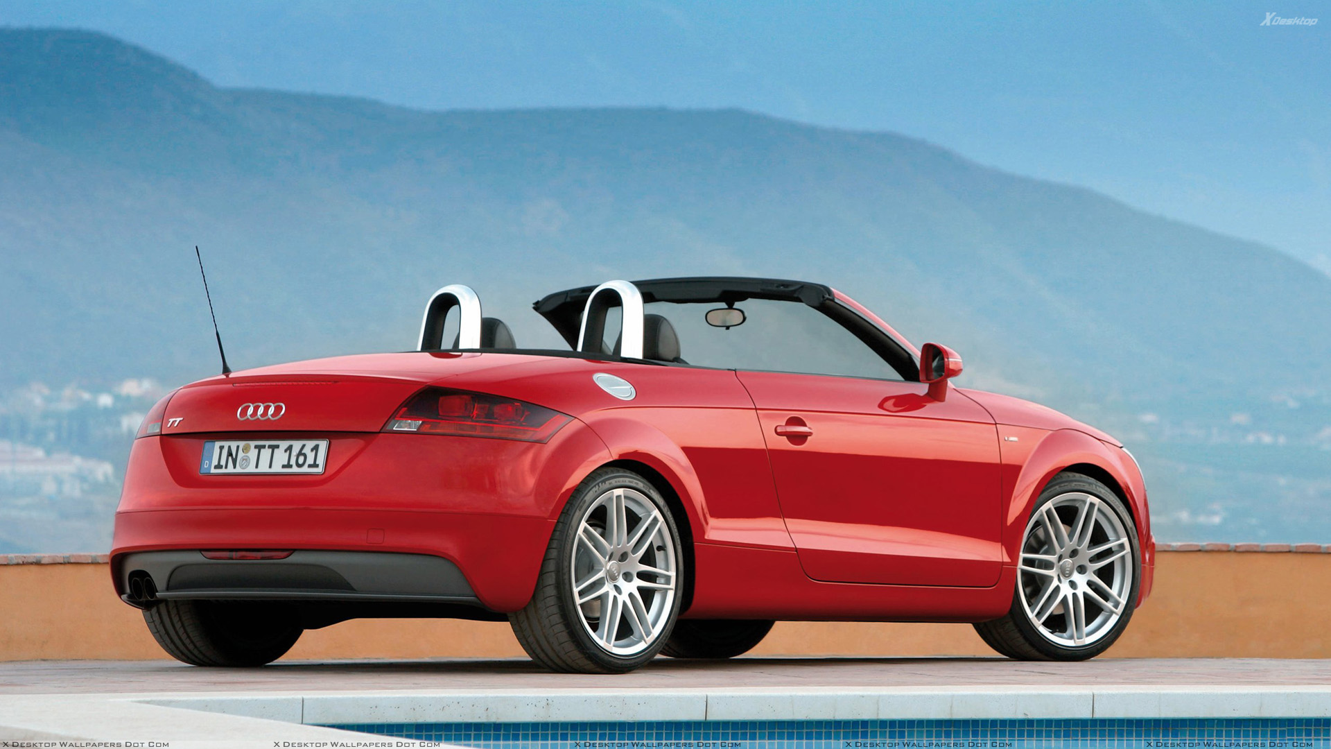 Audi Tts Roadster Red - HD Wallpaper 