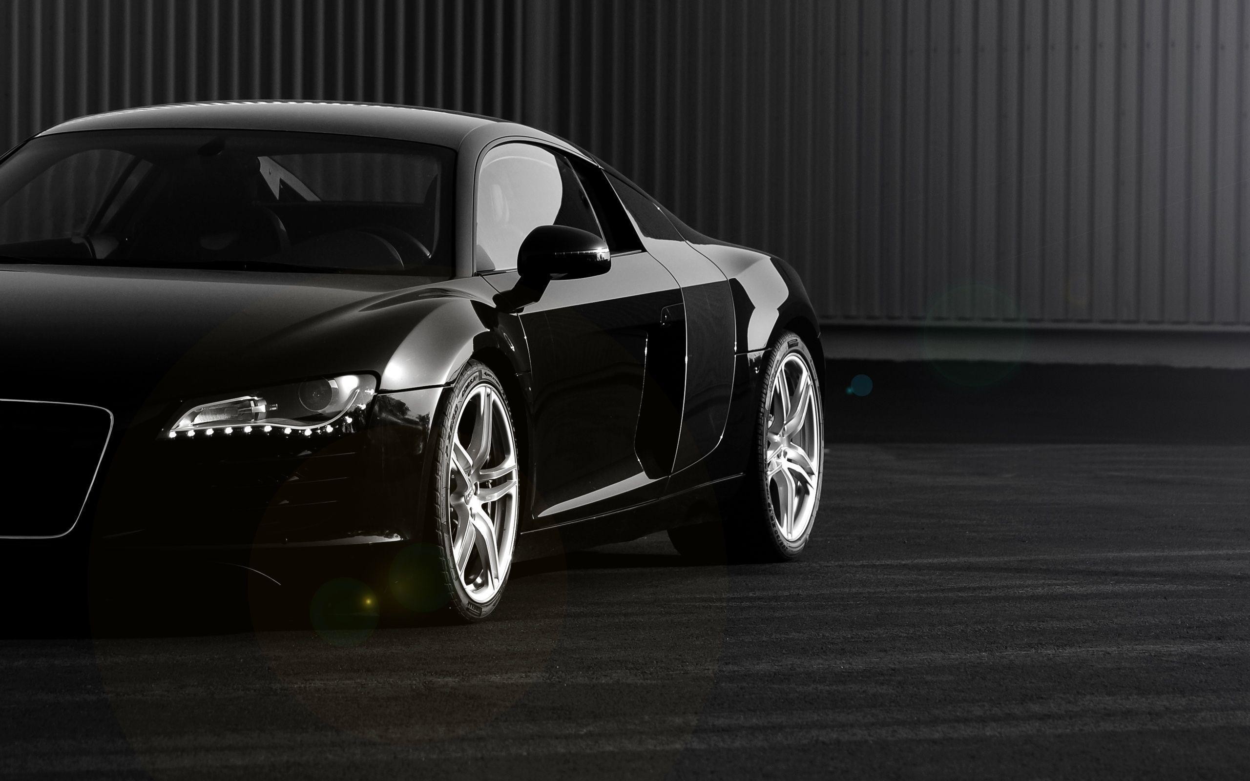 Audi R8 Wallpaper 26 Backgrounds - Audi R8 Black Background - HD Wallpaper 