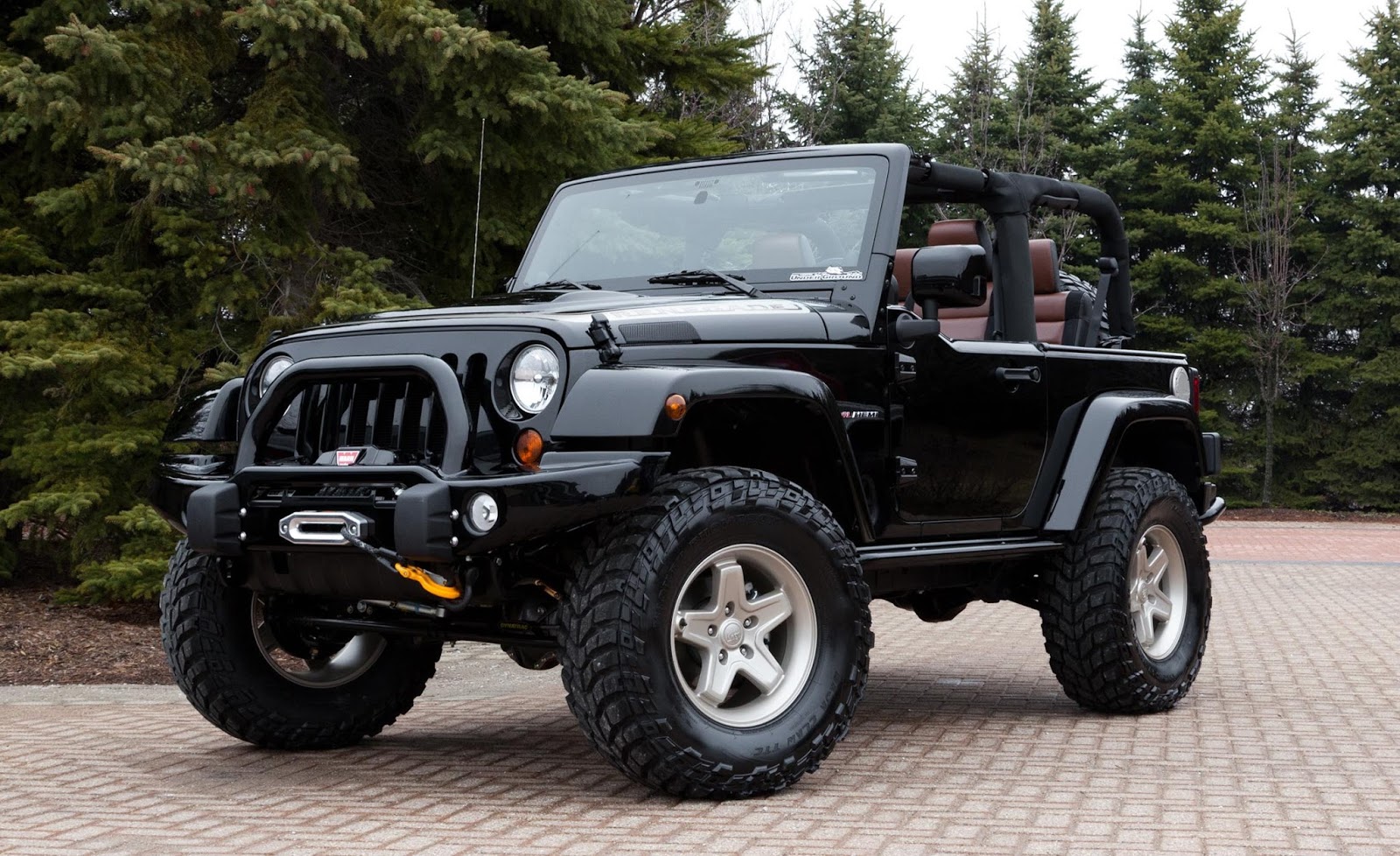 Jeep Wrangler Black Lifted 2 Door - HD Wallpaper 